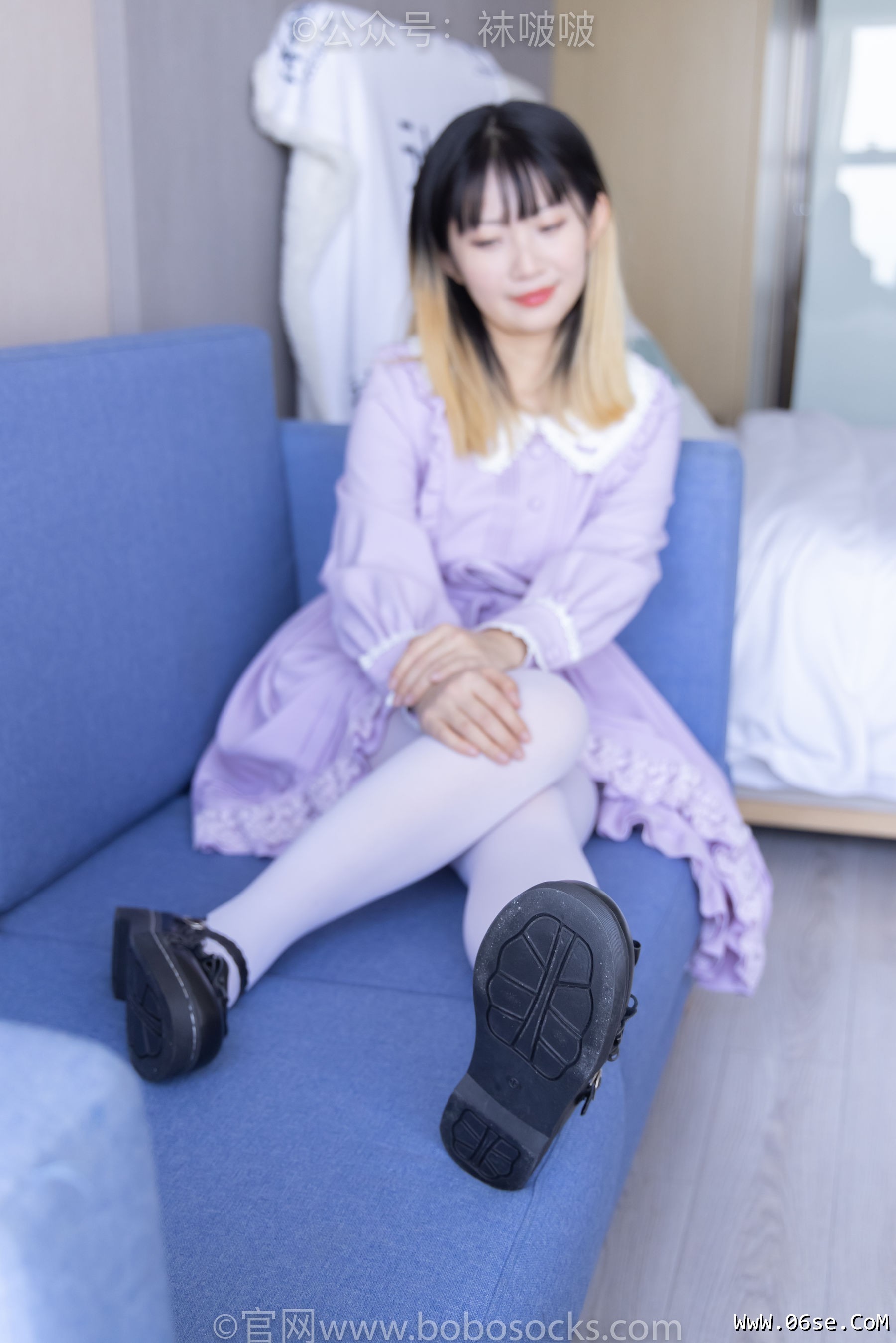 图片[13]-BoBoSocks袜啵啵 No.079 砂糖-皮鞋、厚白丝[140P]-六色网