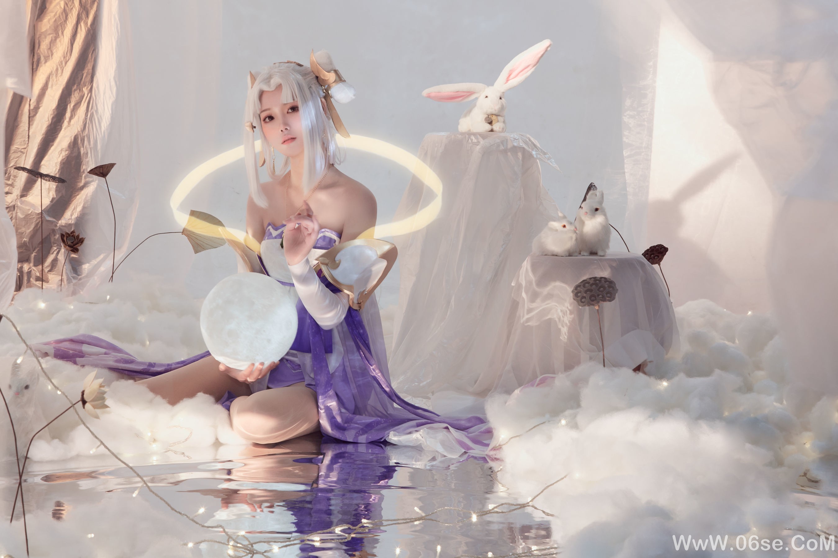 人气coser戚顾儿MIKI 王者荣耀 嫦娥[22P]-六色网