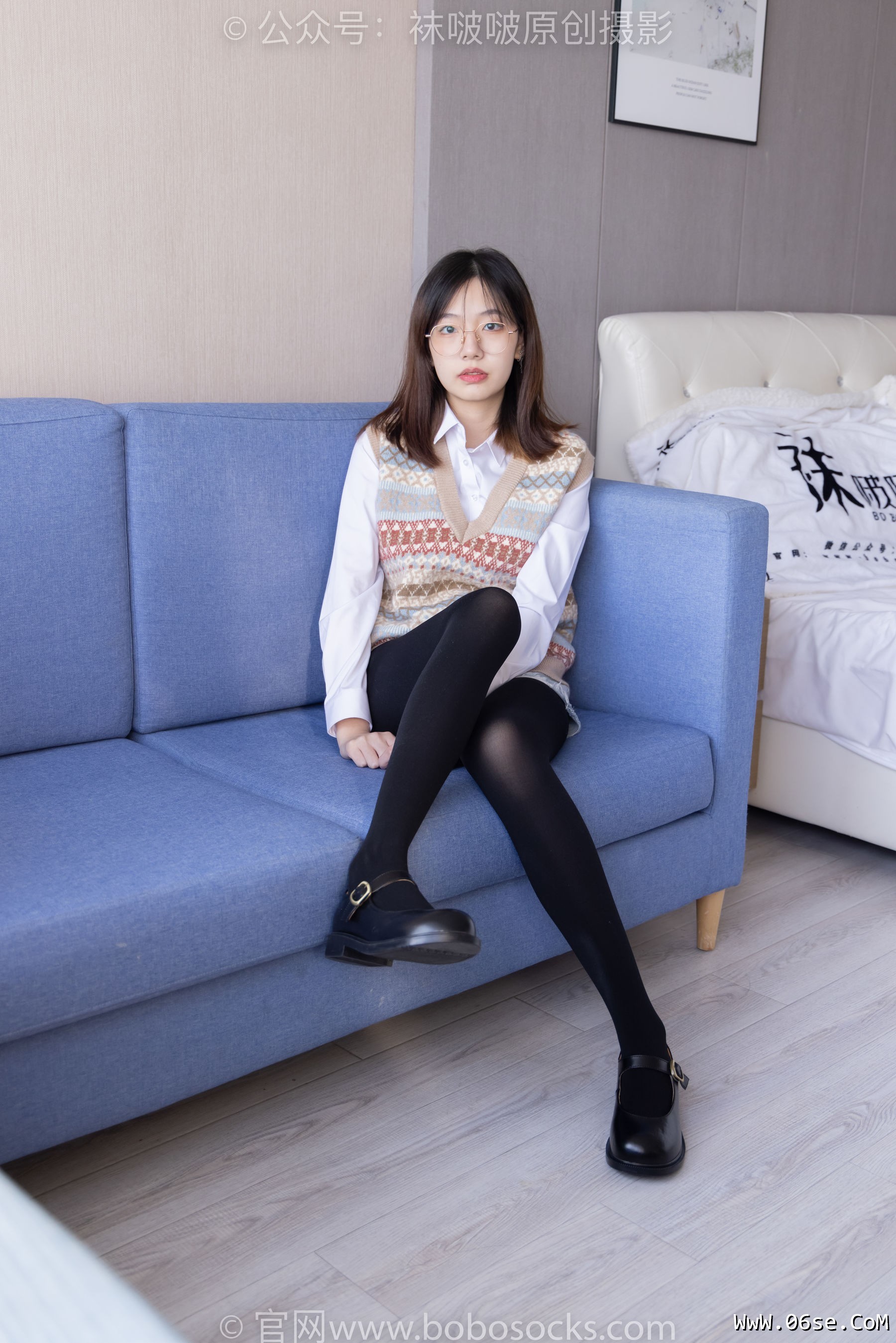 图片[57]-BoBoSocks袜啵啵 No.169 小甜豆-黑皮鞋、厚黑丝、厚肉丝[145P]-六色网