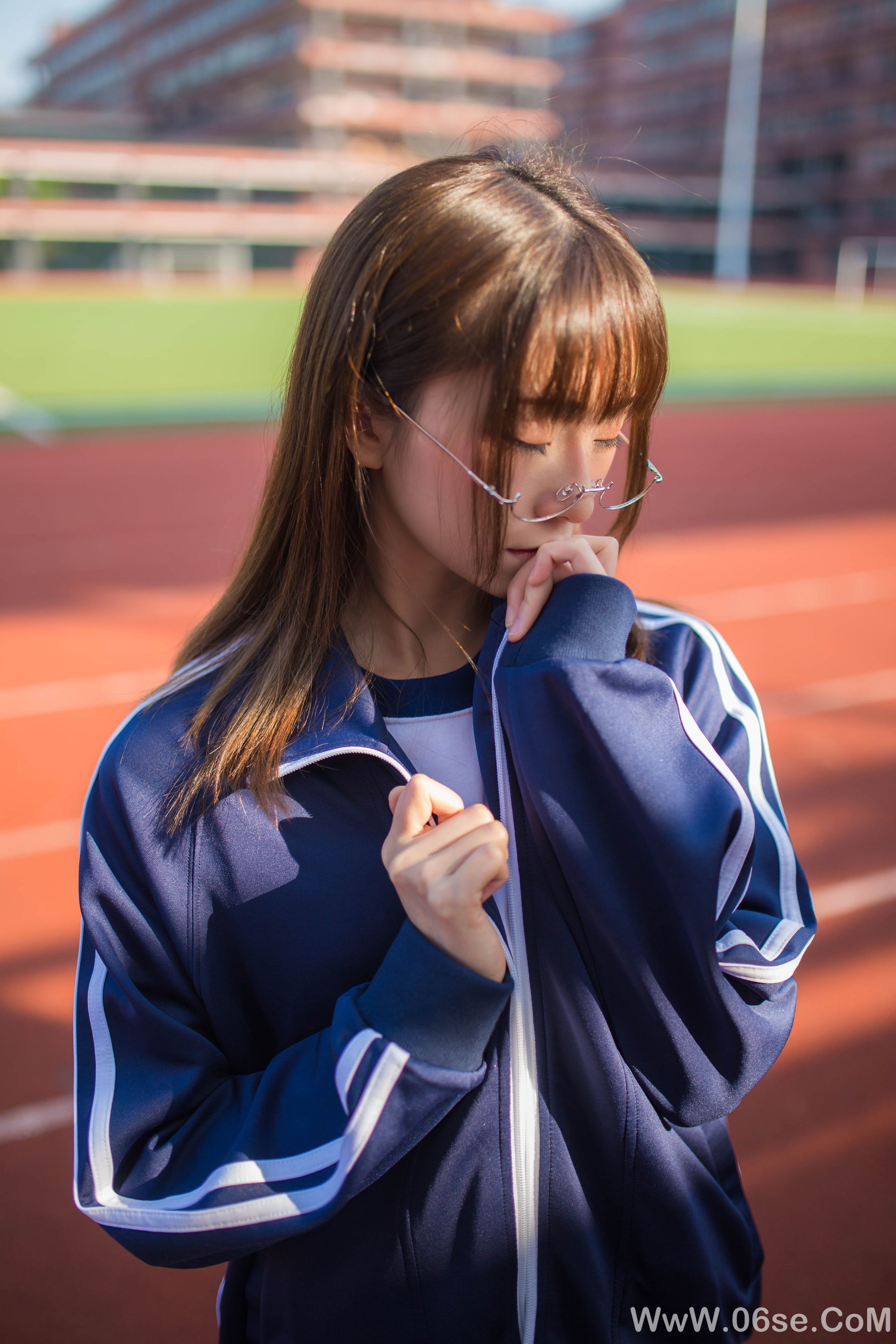 图片[7]-动漫博主Kitaro_绮太郎 蓝色运动服女孩[13P]-六色网