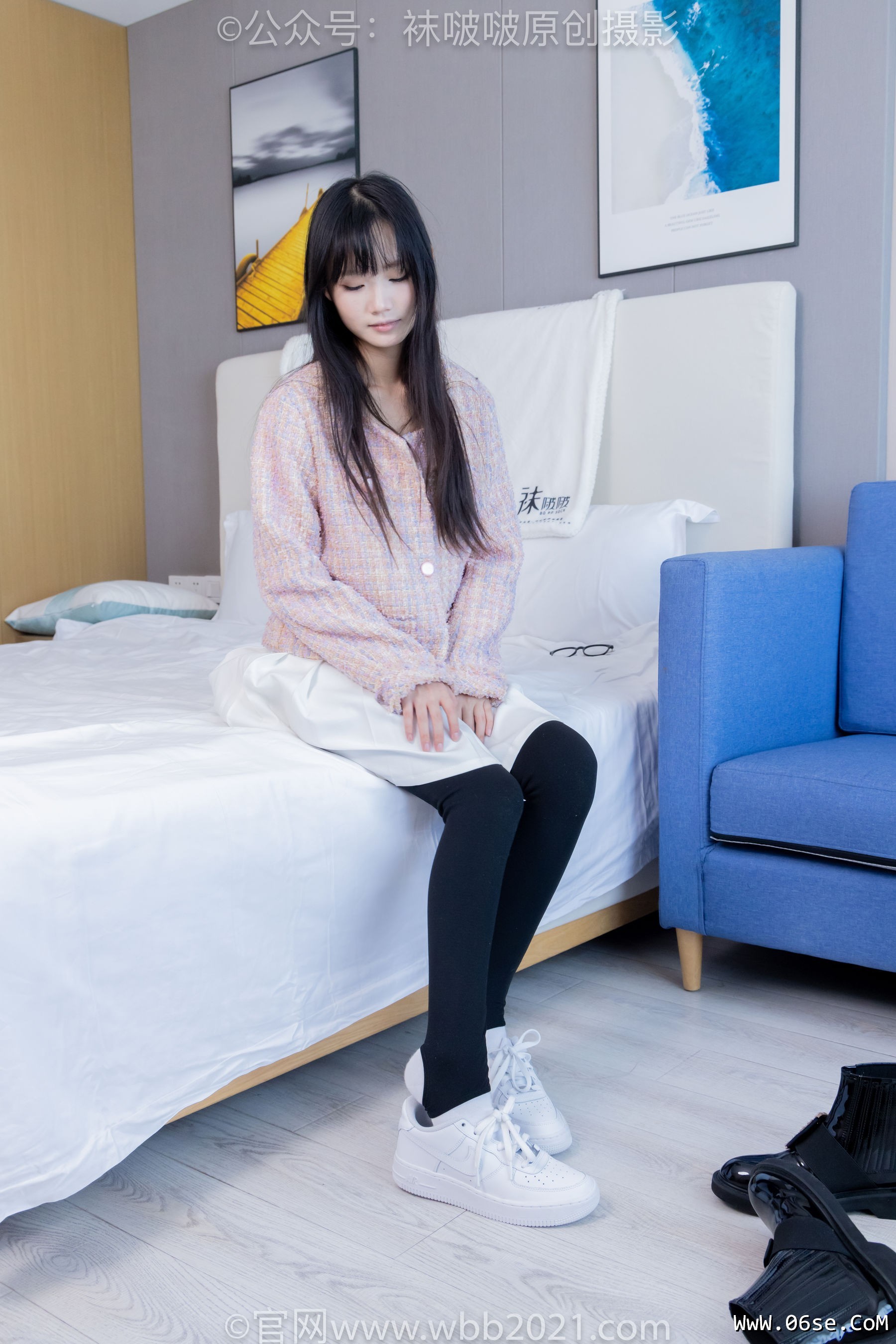 图片[38]-BoBoSocks袜啵啵 No.438 甜甜圈 -皮鞋、板鞋、白棉袜、黑色踩脚袜[150P]-六色网