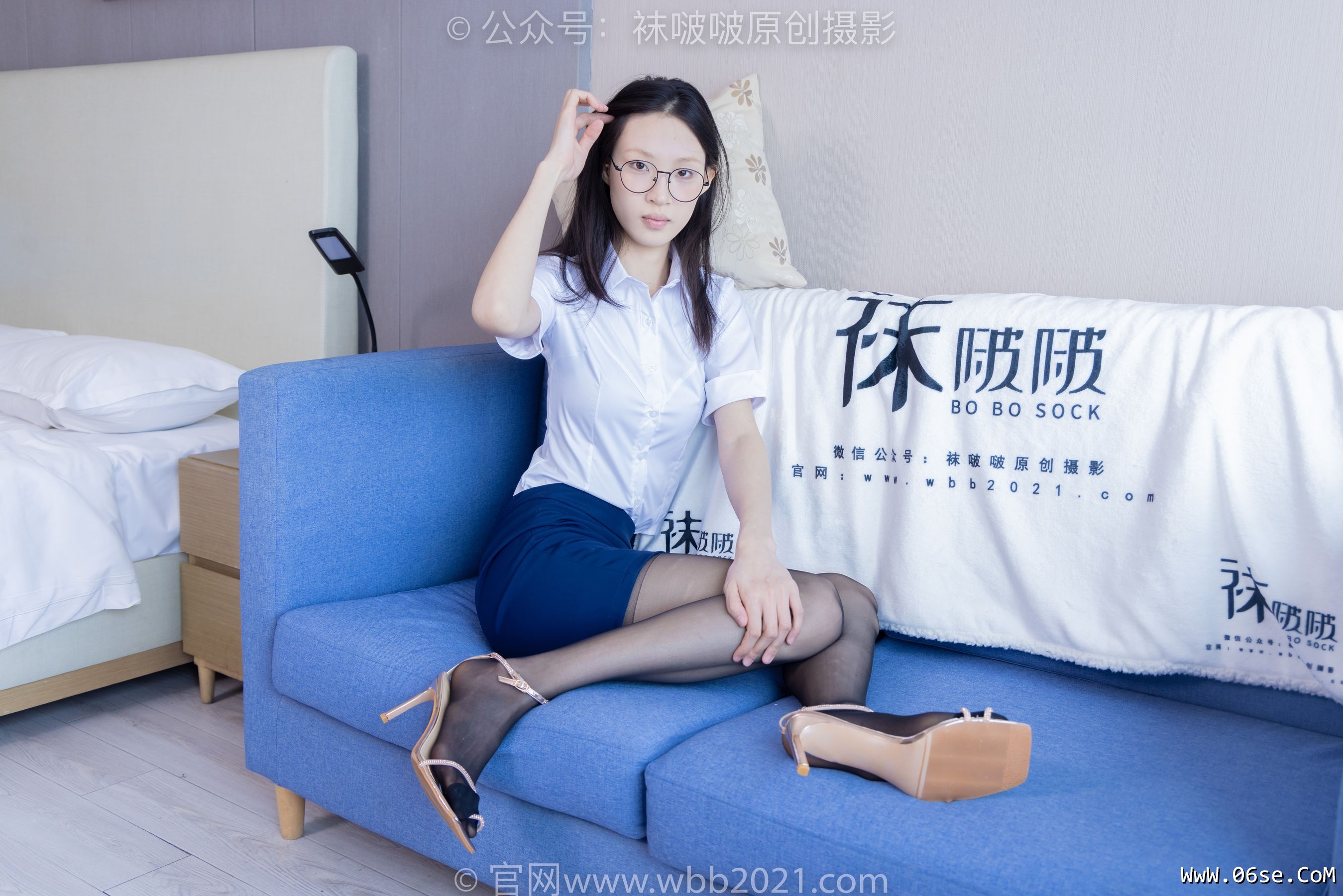 图片[107]-BoBoSocks袜啵啵 No.373 雪糕 -高跟凉鞋、黑丝（脚尖加固款）、ol制服[160P]-六色网