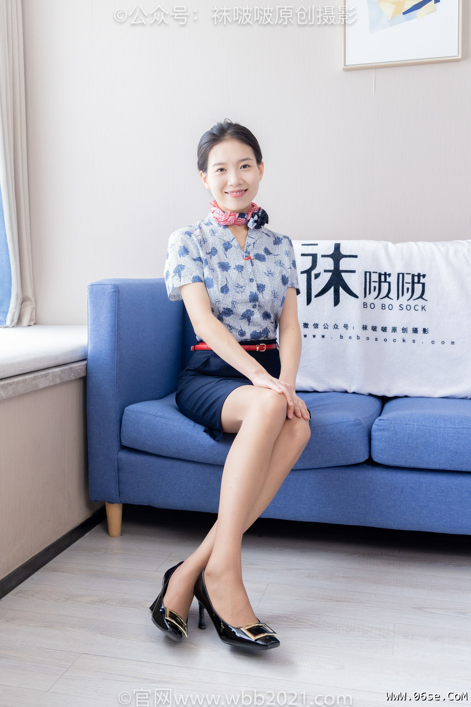 图片[125]-BoBoSocks袜啵啵 No.334 芝士 -东航制服、两双高跟鞋、薄肉丝、薄灰丝[141P]-六色网