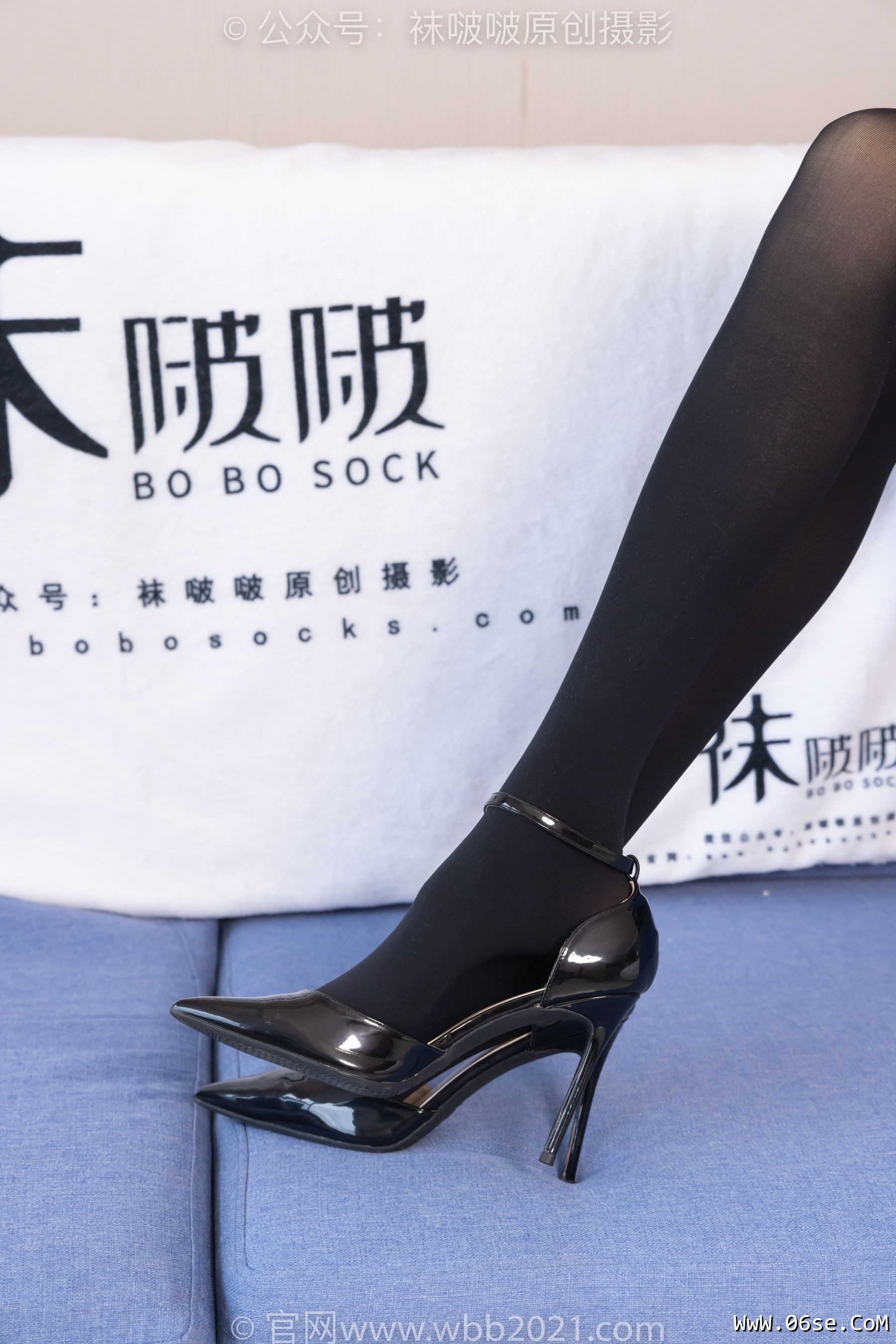 图片[2]-BoBoSocks袜啵啵 No.321 稚予 -高跟鞋、厚黑丝[150P]-六色网