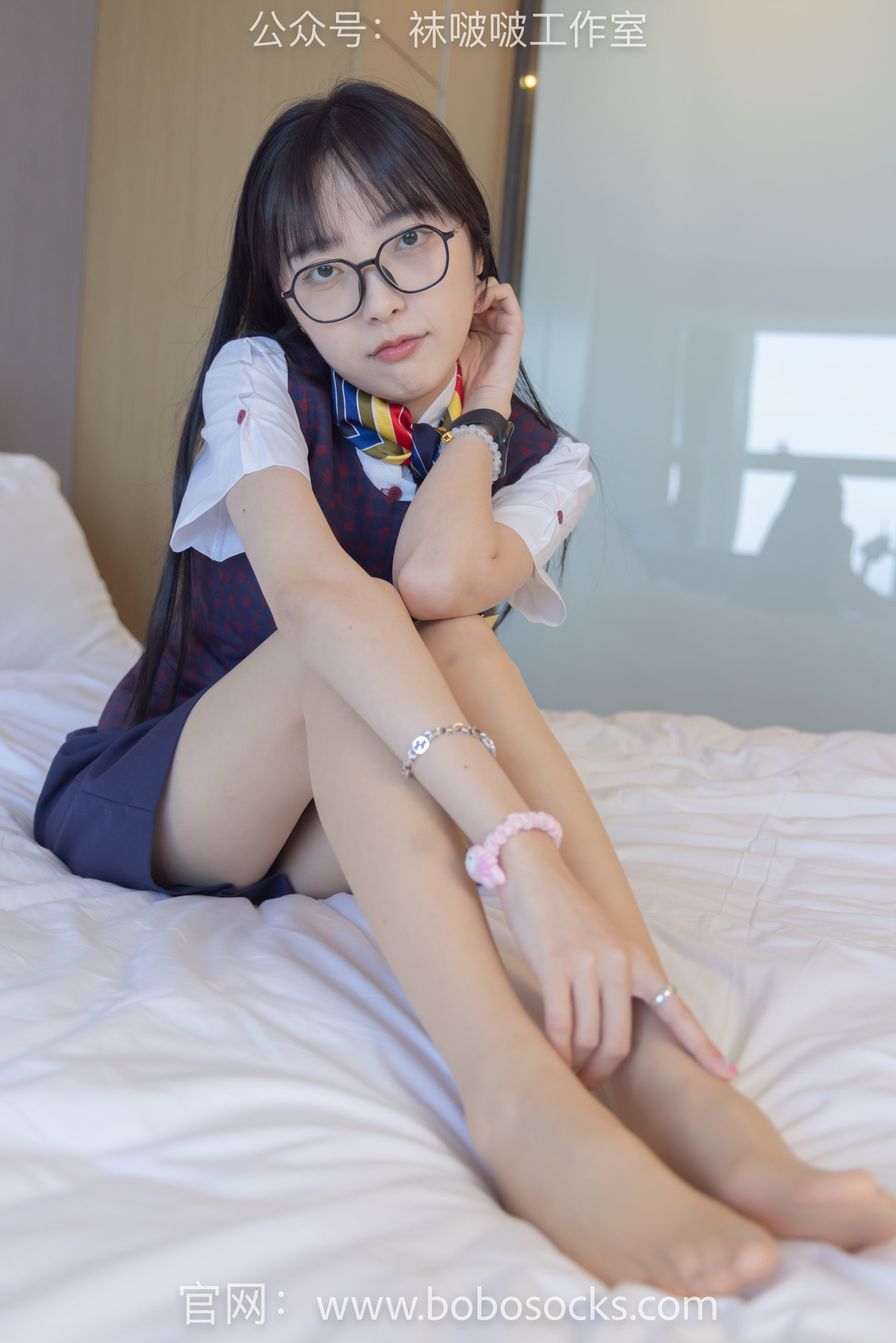 图片[109]-BoBoSocks袜啵啵 No.115 稚予-平底鞋、肉丝、空姐制服[136P]-六色网