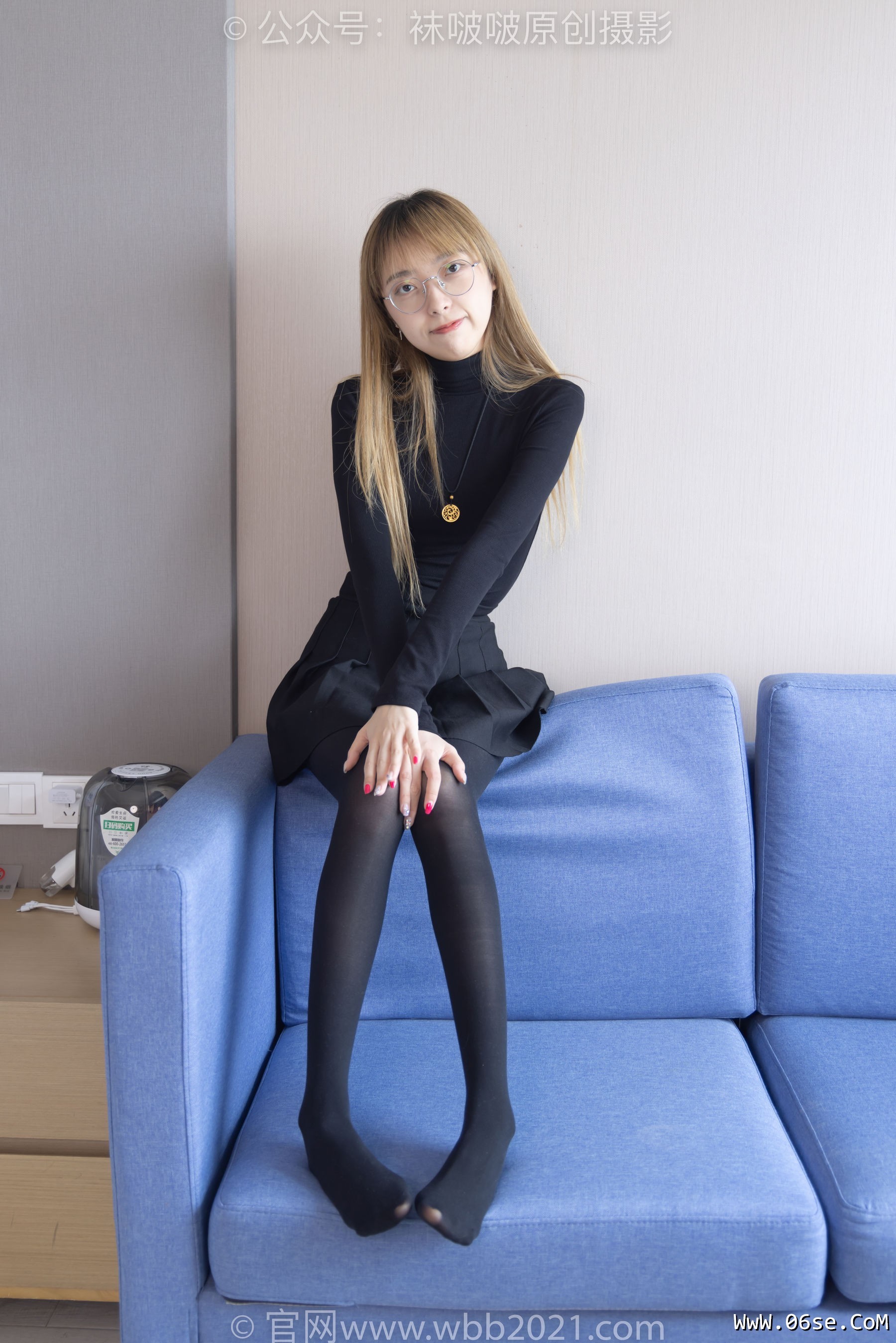 图片[31]-BoBoSocks袜啵啵 No.255 稚予 -皮鞋、厚黑丝[144P]-六色网