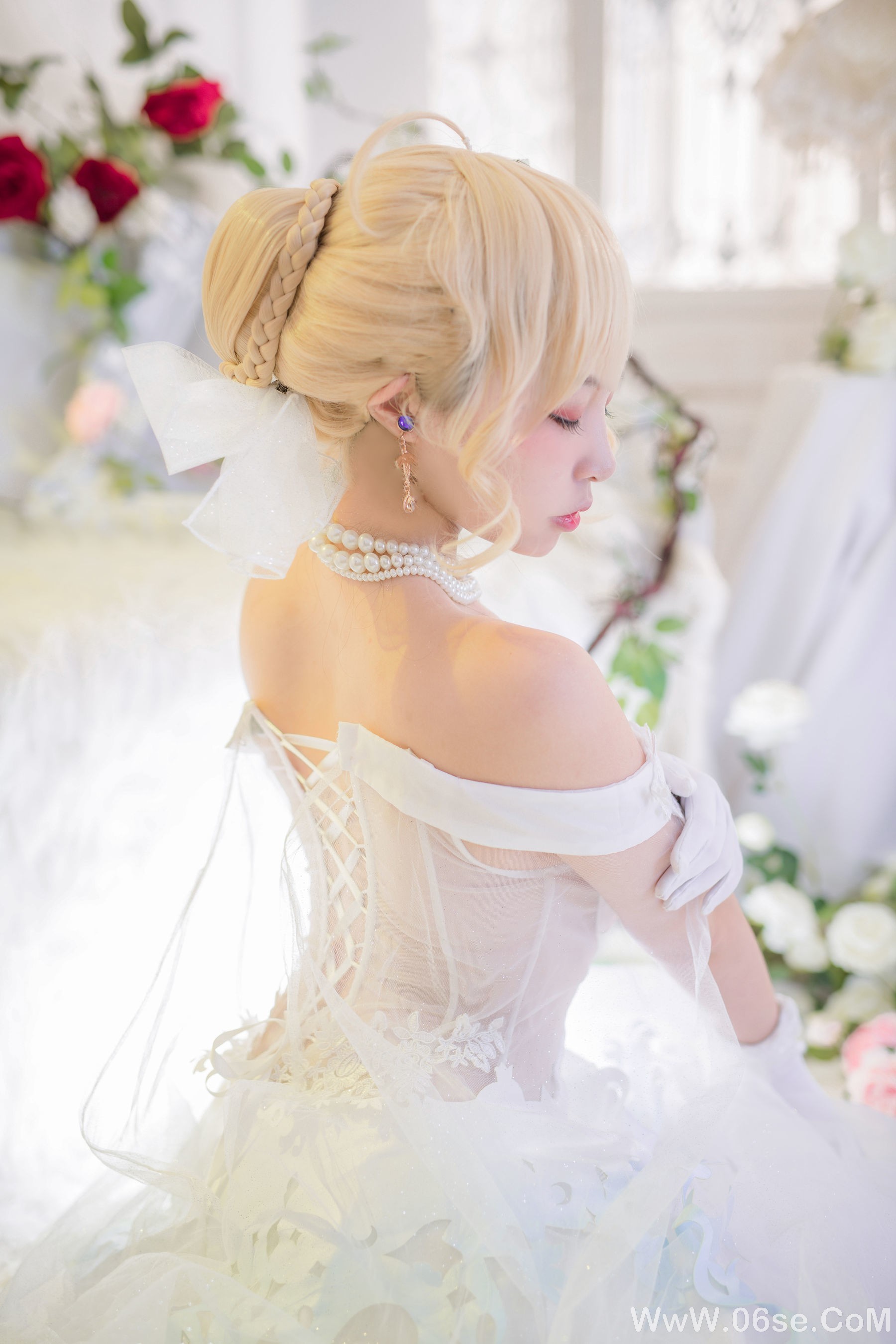 图片[5]-人气Coser二佐Nisa 花嫁[30P]-六色网