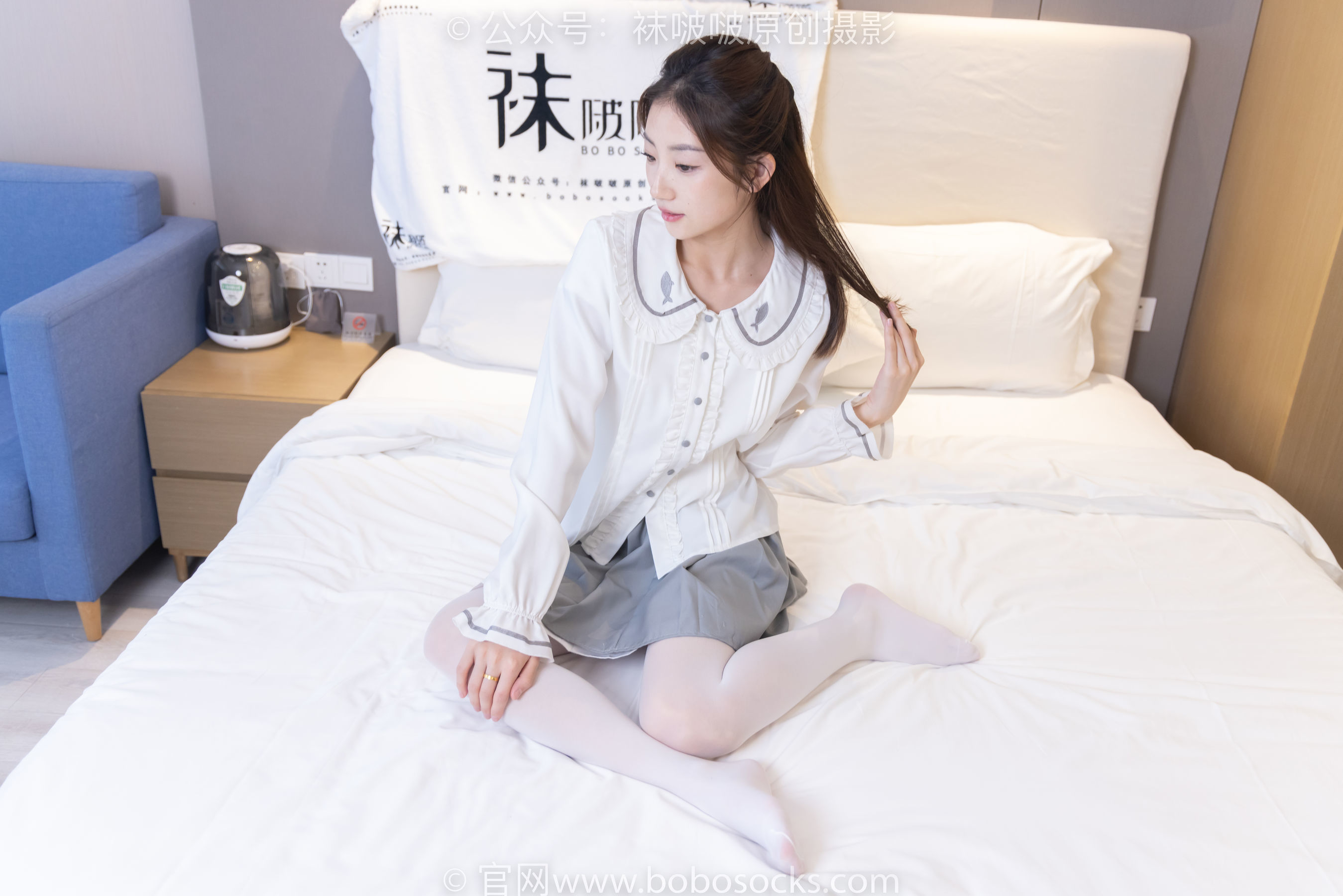 图片[44]-BoBoSocks袜啵啵 No.211 小沫 -高跟鞋、厚白丝[142P]-六色网