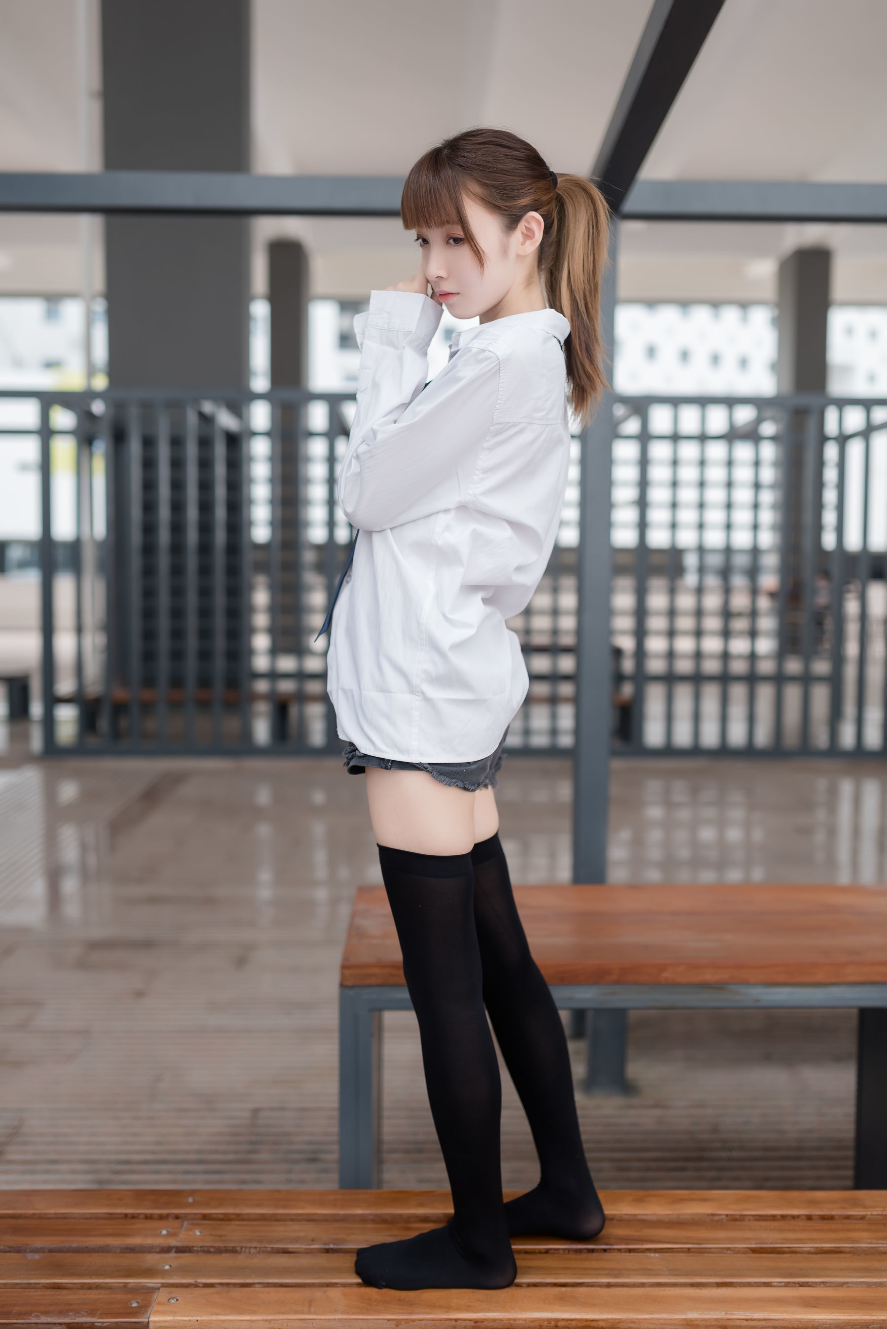 图片[46]-喵糖映画 VOL.431 热裤女孩 [49P]-六色网