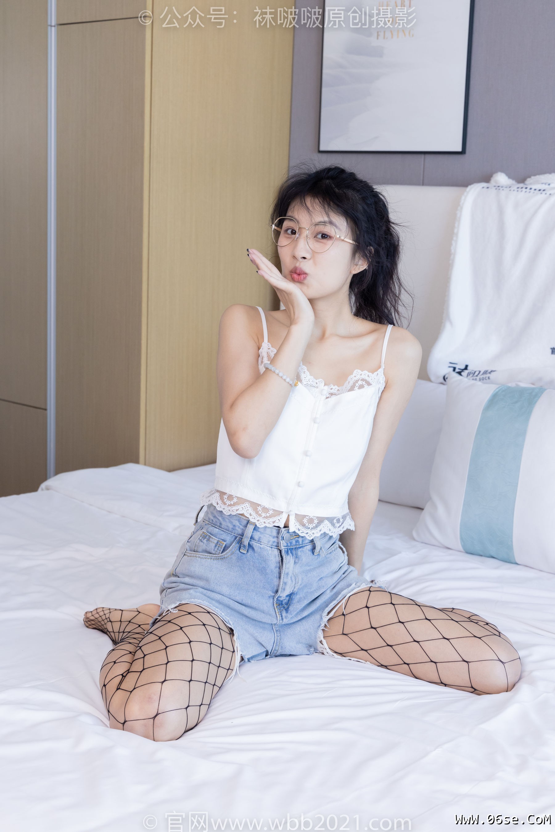 图片[7]-BoBoSocks袜啵啵 No.383 奶油 -长靴、高跟长靴、黑丝、网袜、裸足[150P]-六色网