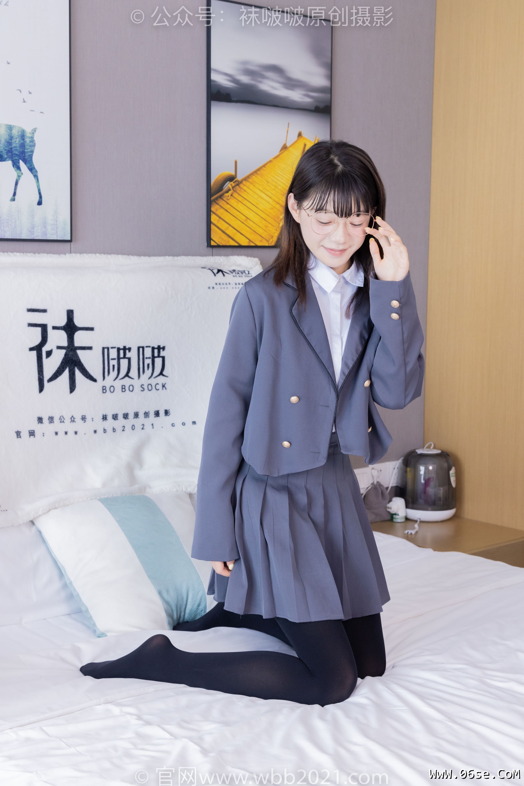 图片[105]-BoBoSocks袜啵啵 No.402 糯米 -皮鞋、厚黑丝、学院jk[140P]-六色网