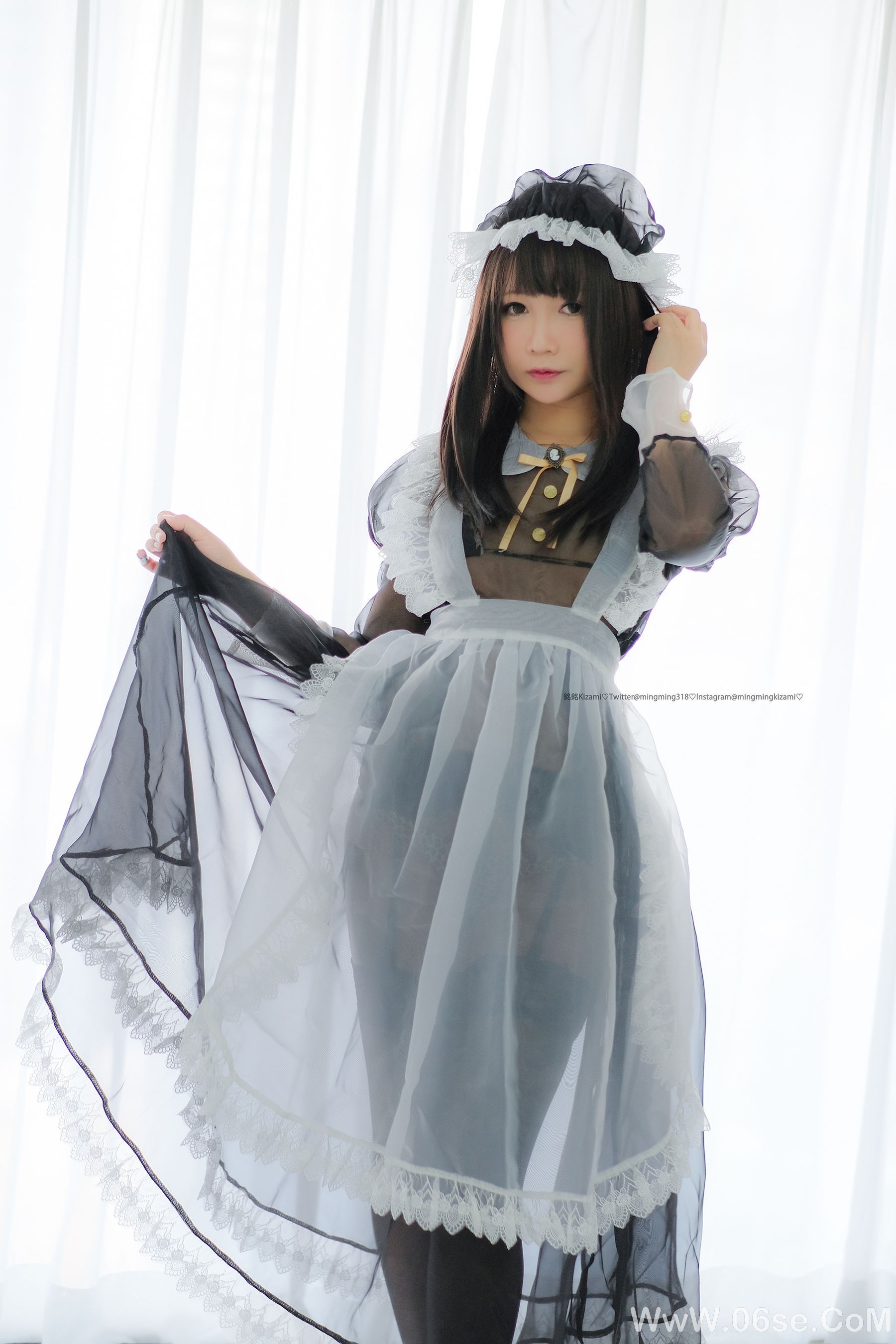 图片[76]-銘銘Kizami 自撮りVol.15 透明女仆[84P]-六色网