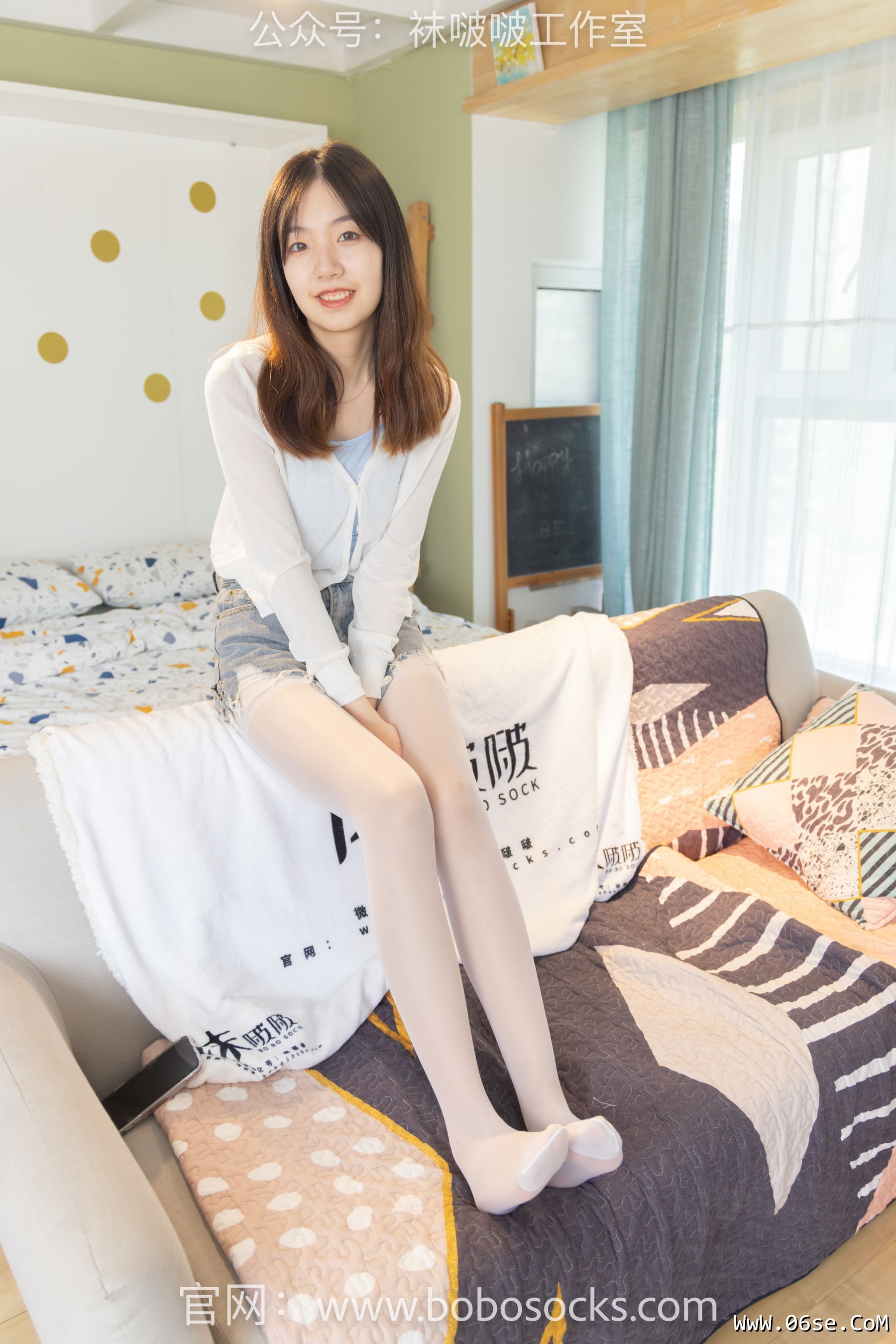 图片[121]-BoBoSocks袜啵啵 No.102 小甜豆-板鞋、白丝[140P]-六色网