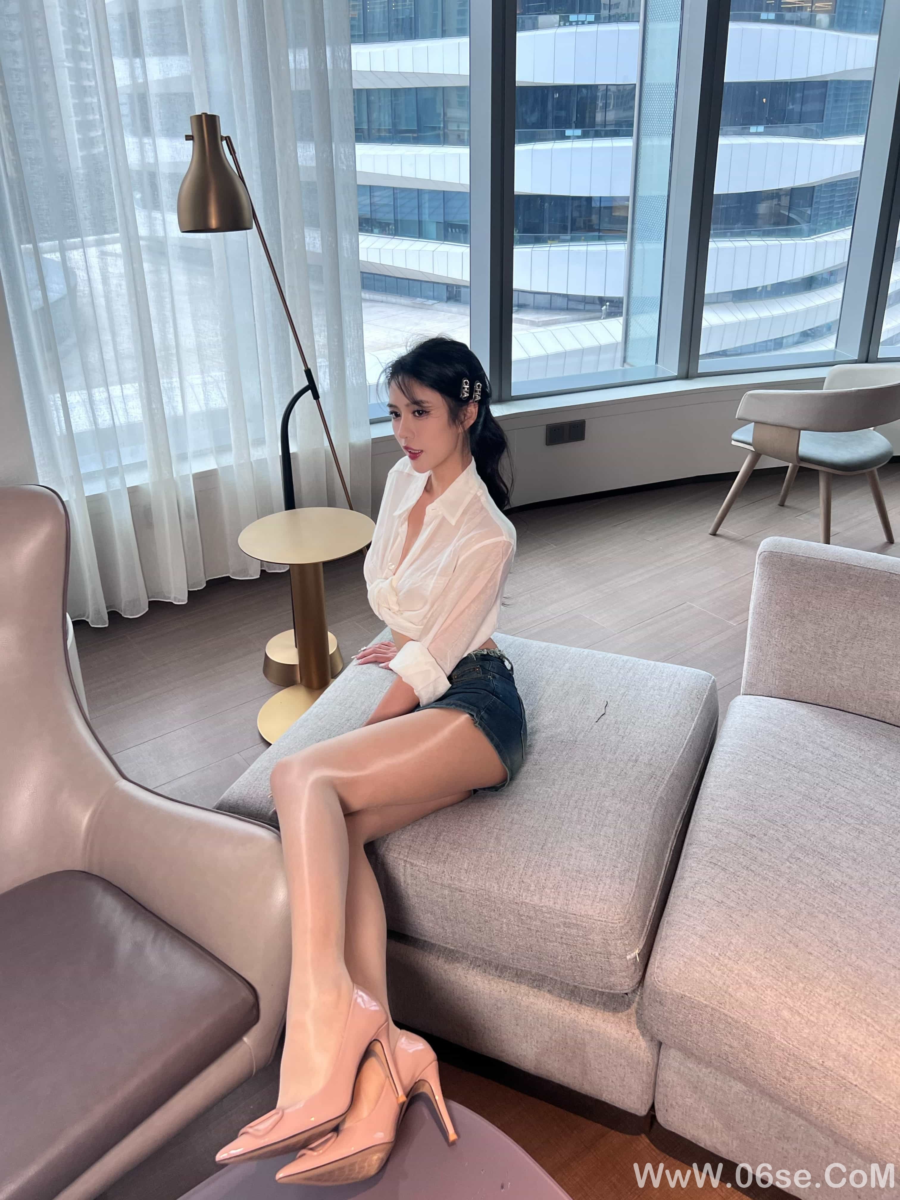 图片[18]-浅浅Danny – 内购 白衬衫[108P]-六色网