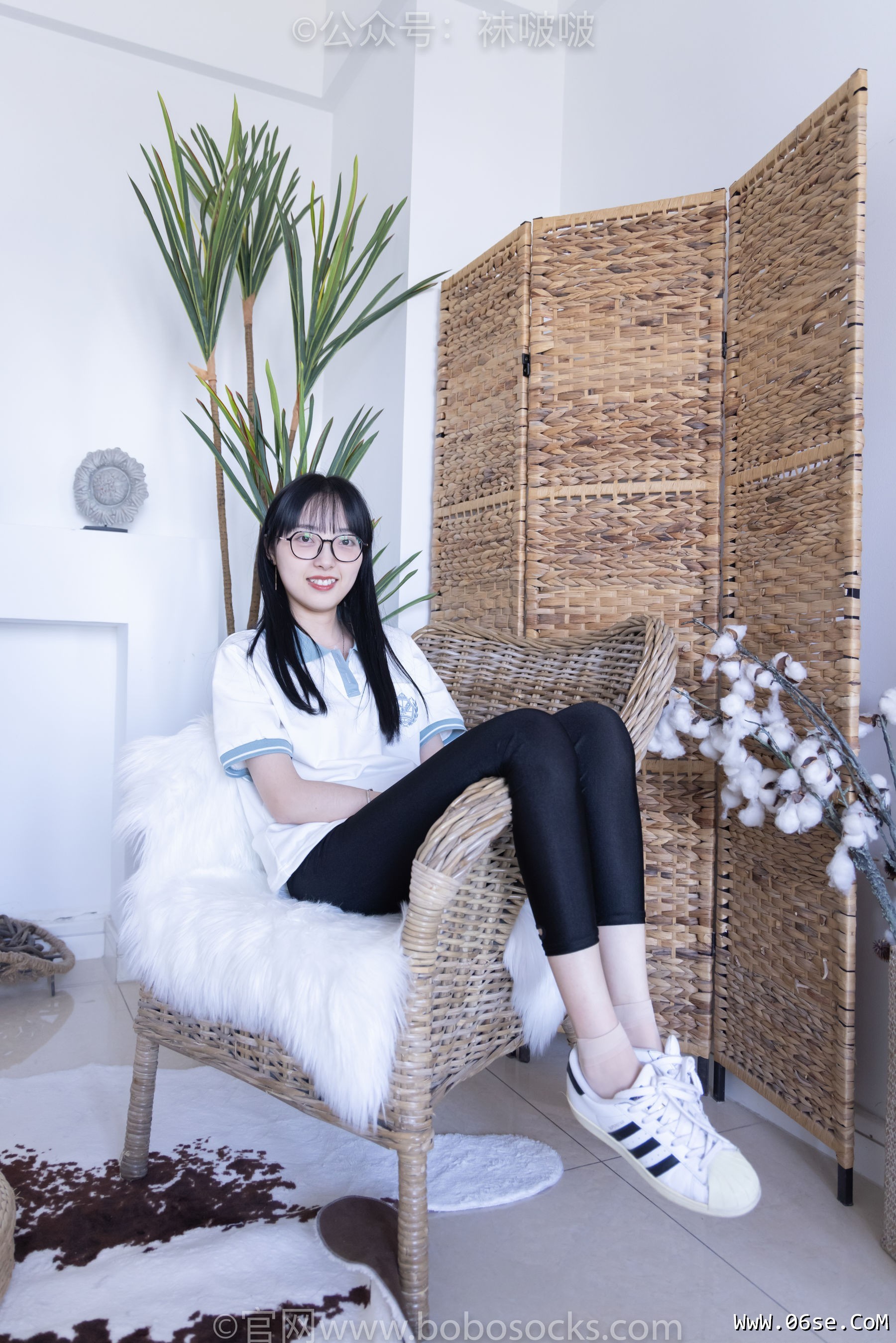 图片[21]-BoBoSocks袜啵啵 No.044 稚予-贝壳头、匡威帆布鞋、短肉丝[154P]-六色网