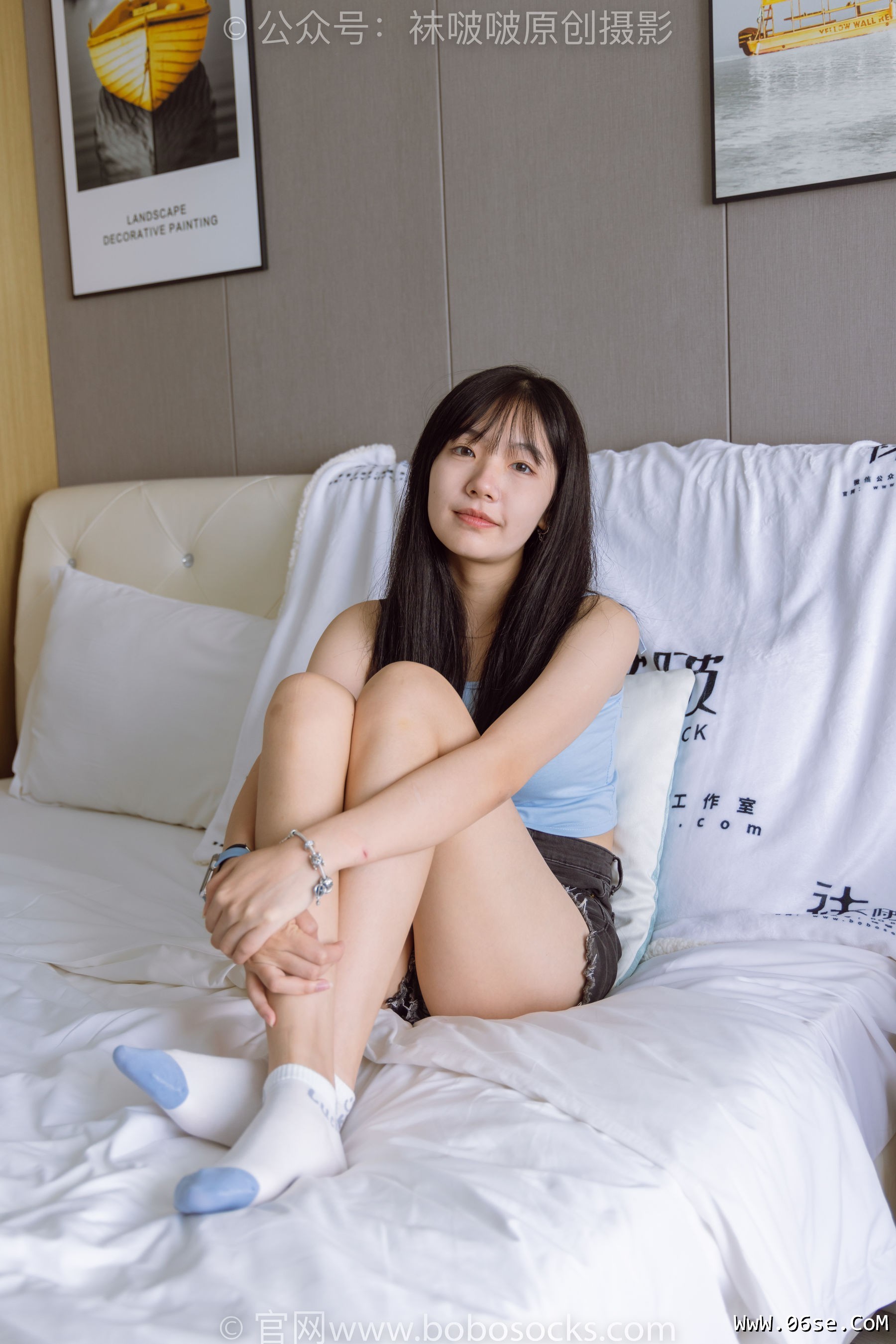 图片[20]-BoBoSocks袜啵啵 No.174 小甜豆-高跟长靴、白棉袜、裸足[178P]-六色网