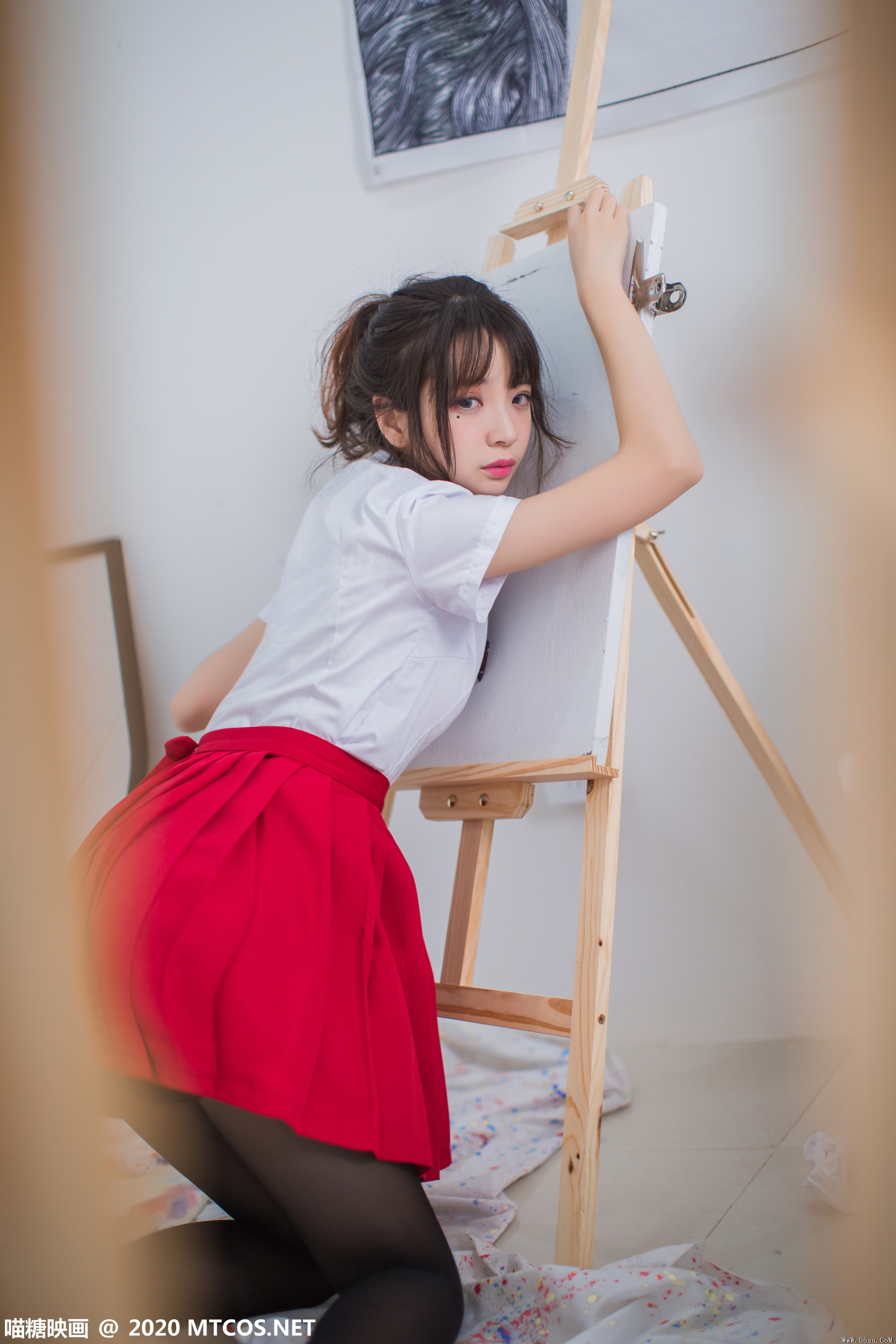 图片[6]-喵糖映画 VOL.319 画室少女[23P／275MB]-六色网