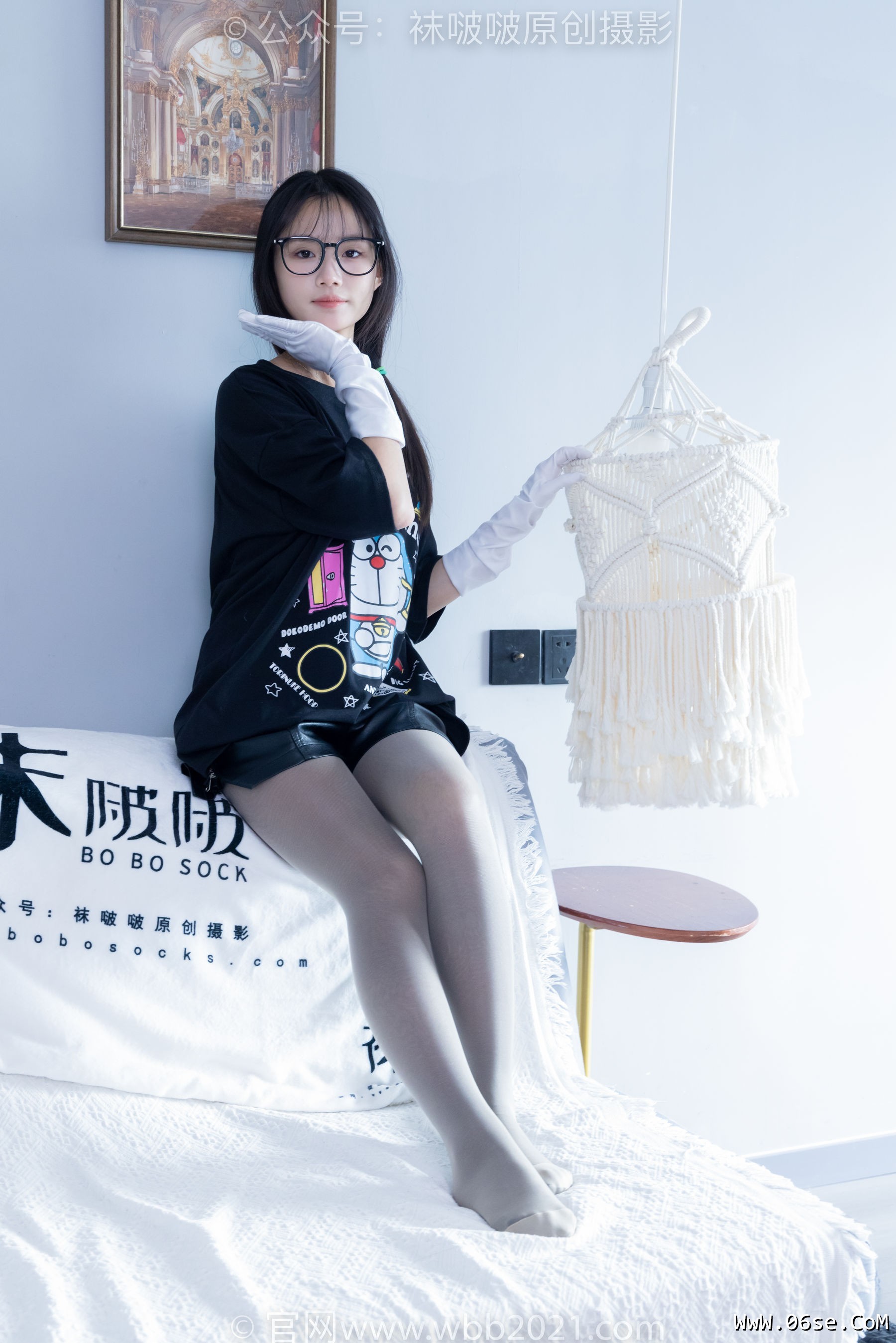 图片[111]-BoBoSocks袜啵啵 No.343 甜甜圈 -高跟长靴、黑丝打底、肉丝[150P]-六色网