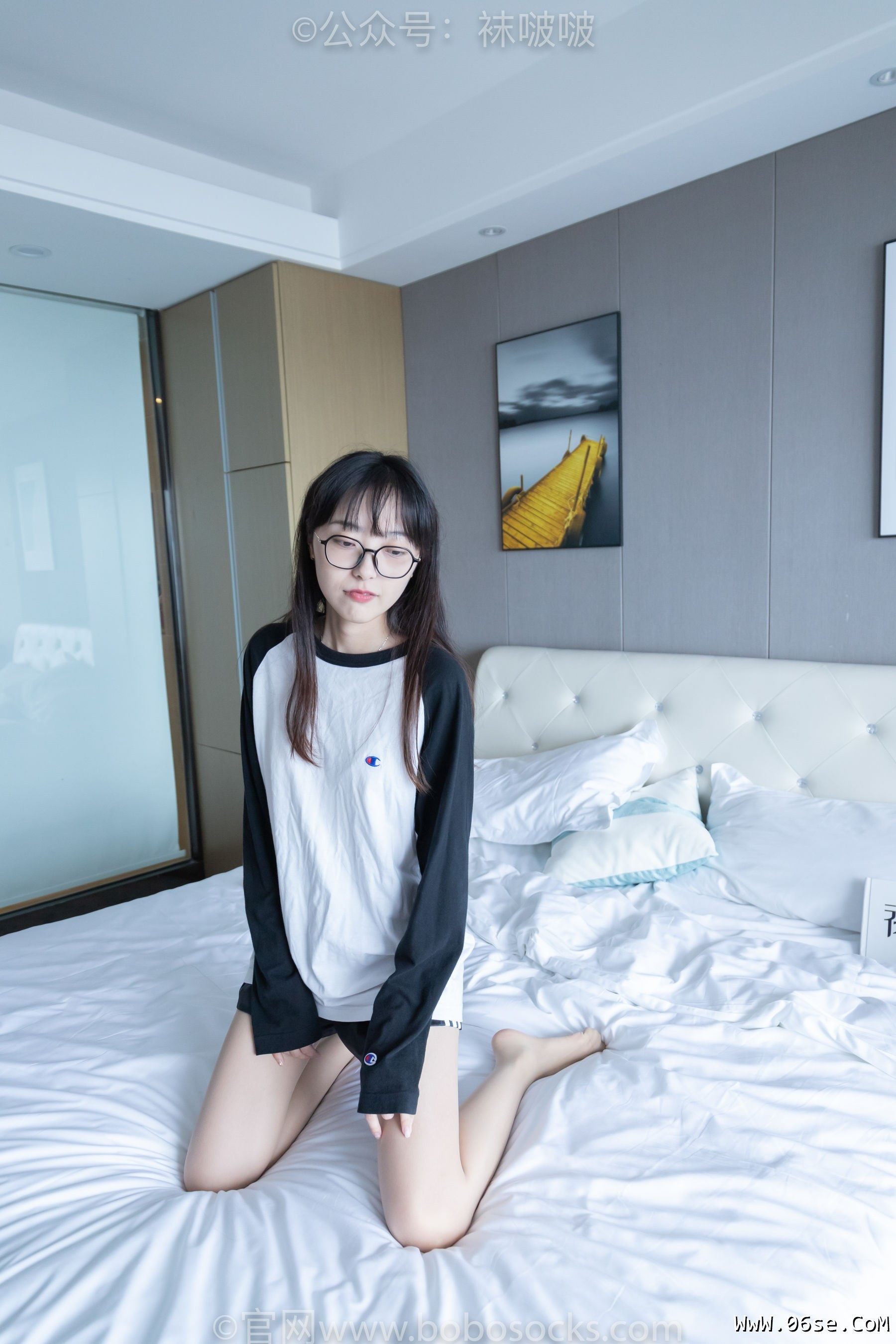 图片[133]-BoBoSocks袜啵啵 No.015 稚予-阿迪板鞋、白色短棉袜、肉丝[148P]-六色网