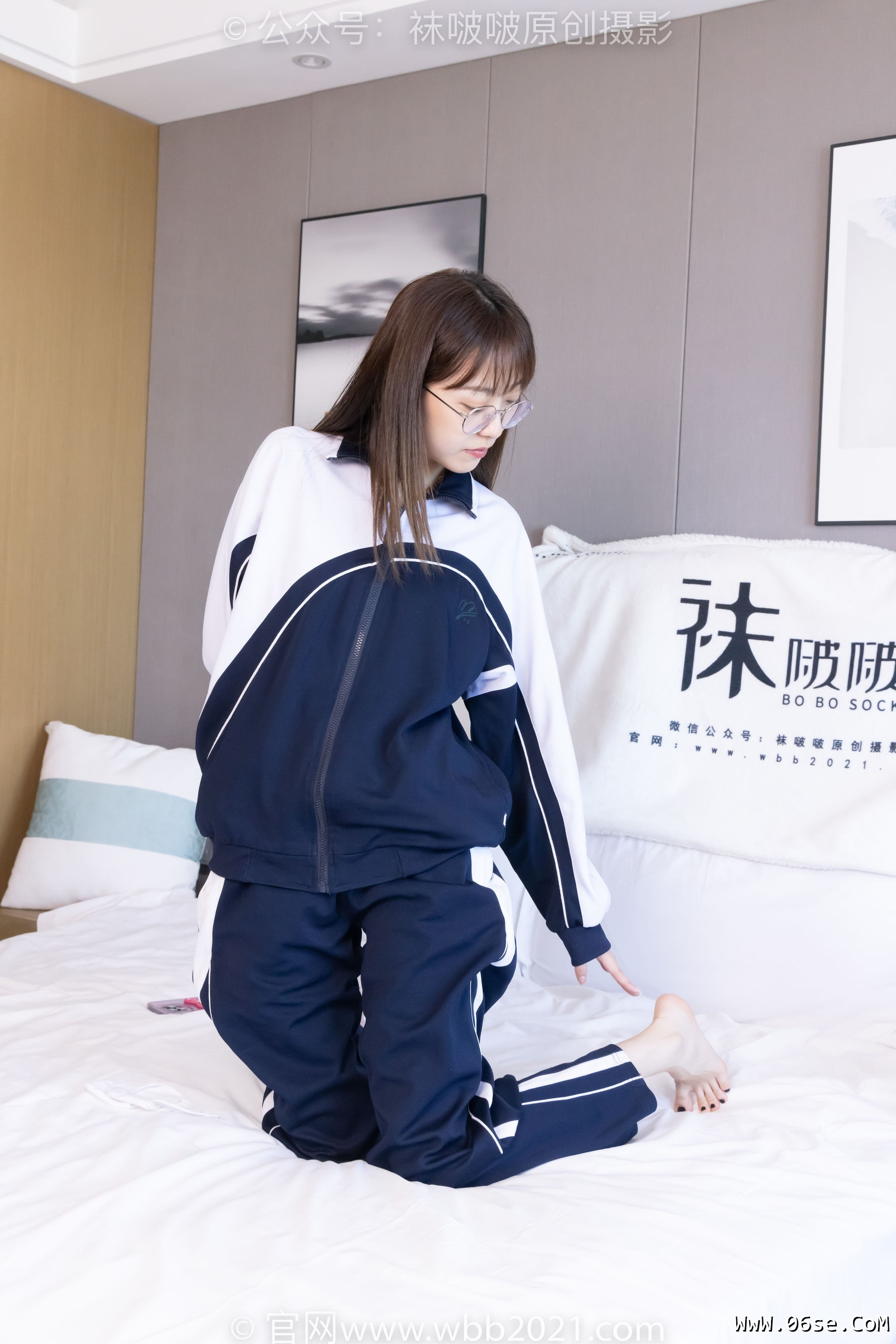 图片[115]-BoBoSocks袜啵啵 No.398 稚予 -板鞋、白船袜、裸足、裸足[150P]-六色网