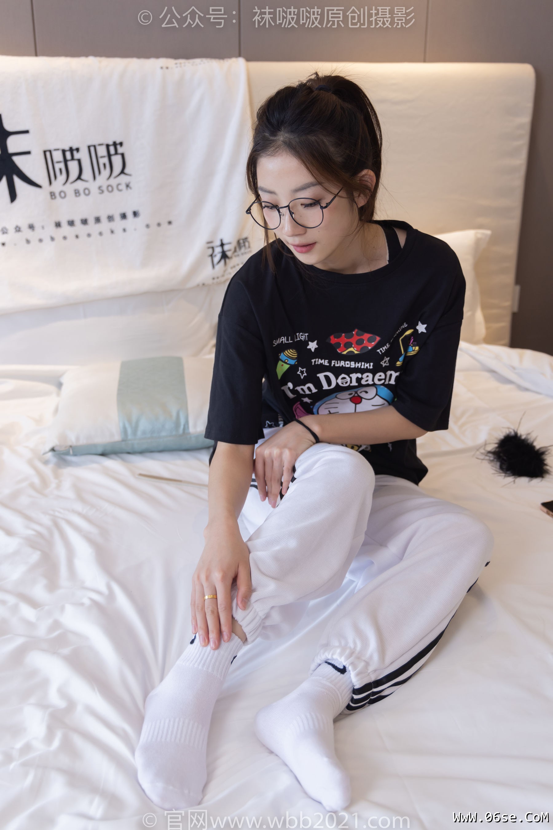 图片[134]-BoBoSocks袜啵啵 No.382 小沫 -板鞋、白棉袜[143P]-六色网