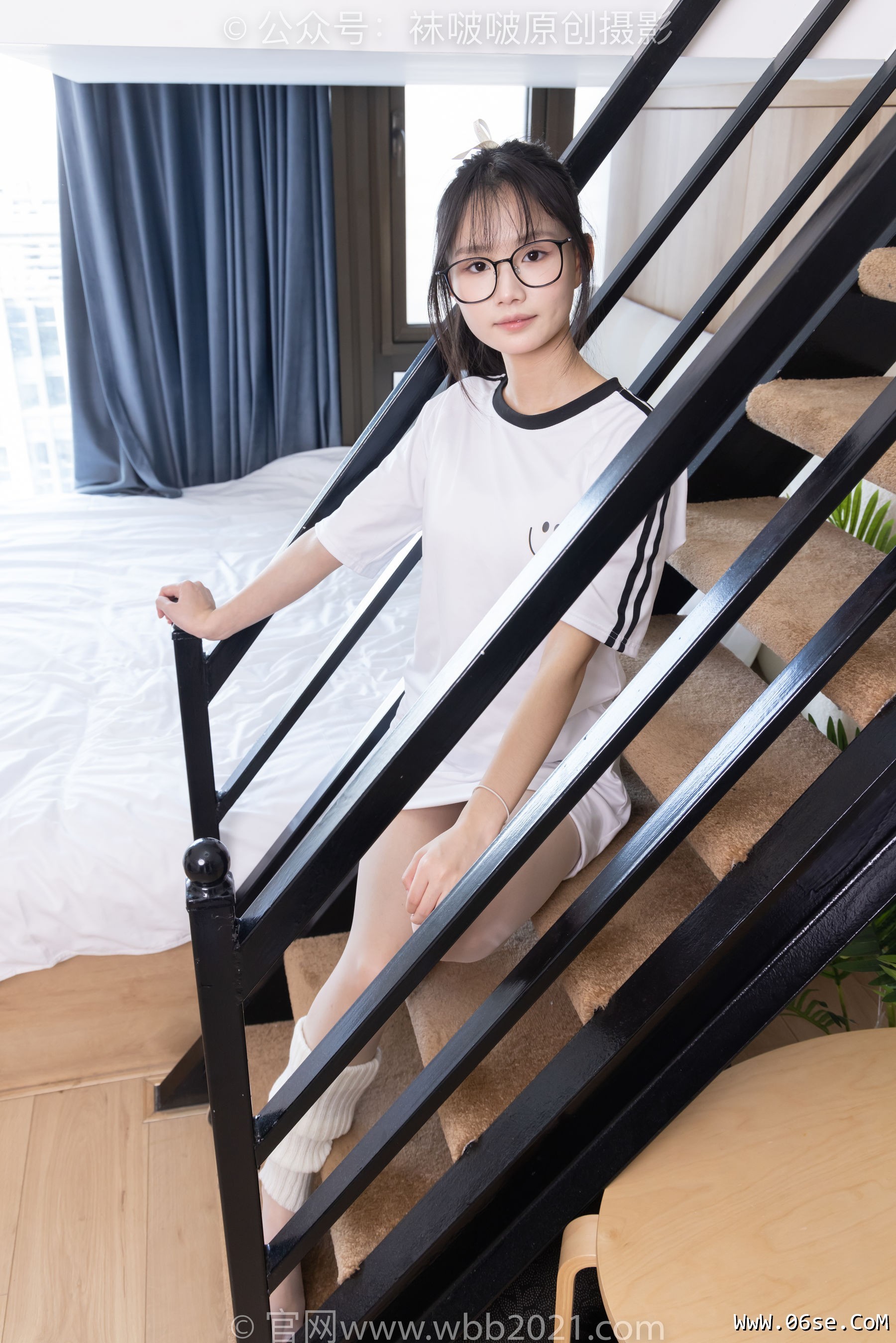 图片[124]-BoBoSocks袜啵啵 No.376 甜甜圈 -运动鞋、堆堆袜套、白丝[150P]-六色网