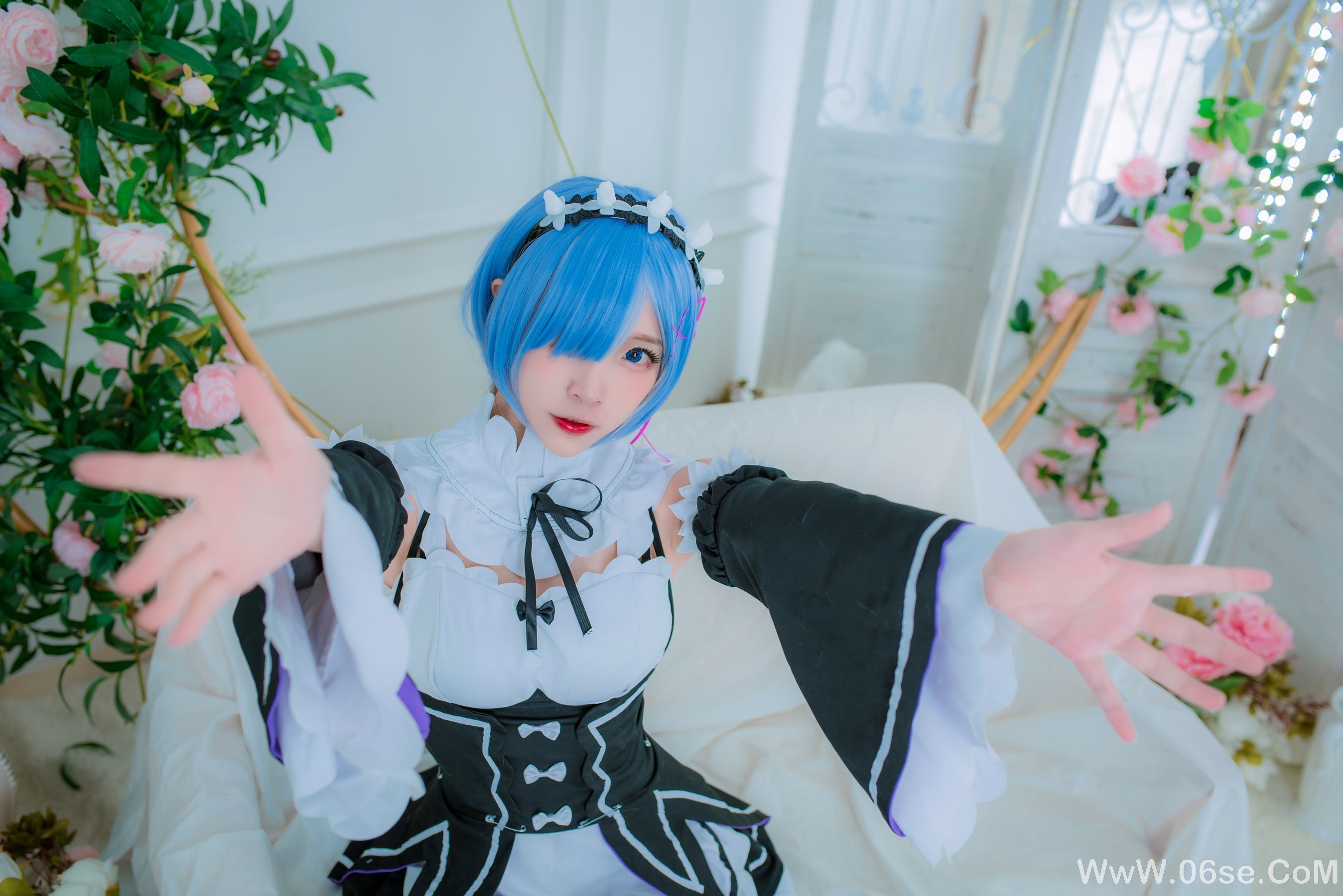 图片[5]-人气Coser二佐Nisa 蕾姆女仆[33P]-六色网