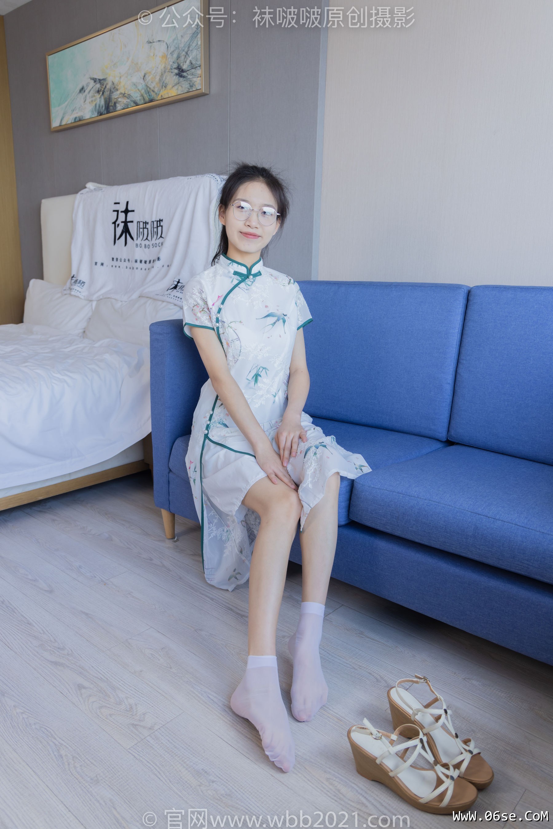 图片[132]-BoBoSocks袜啵啵 No.371 芝士 -平底鞋、高跟凉鞋、厚白丝小腿袜、短白丝[140P]-六色网