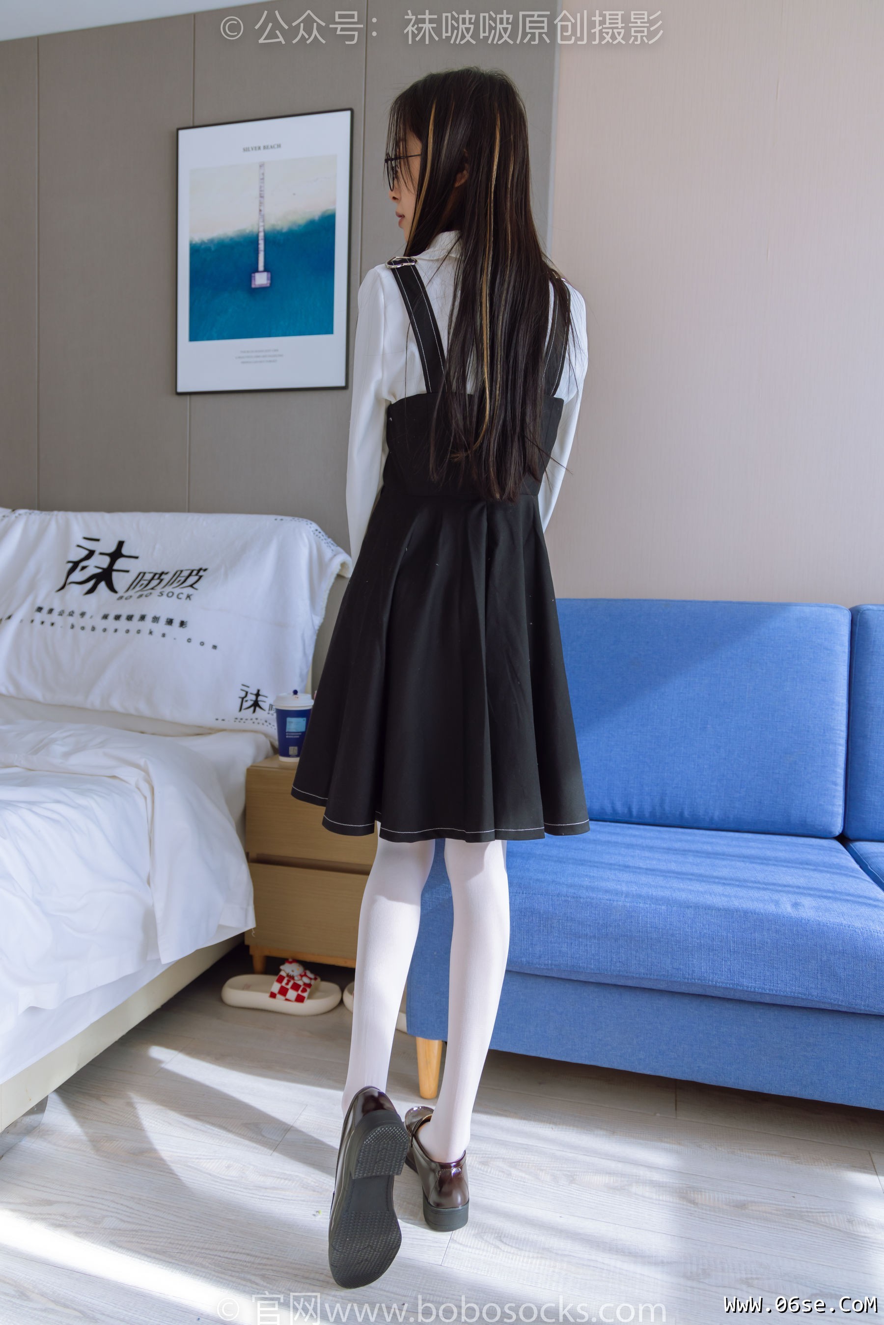 图片[24]-BoBoSocks袜啵啵 No.177 稚予-皮鞋、厚白丝（脚底猫爪印款）[140P]-六色网