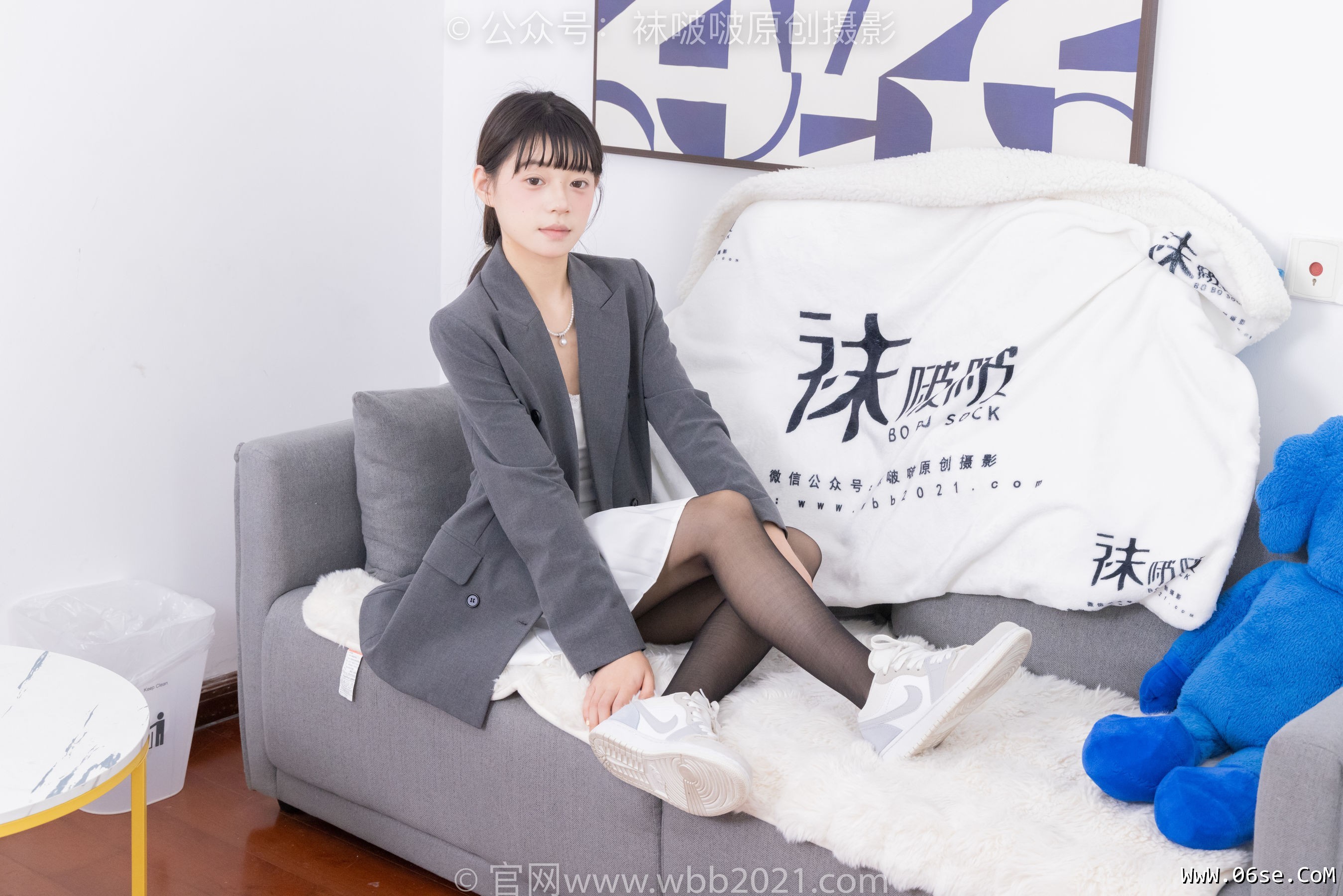 图片[82]-BoBoSocks袜啵啵 No.404 糯米 -板鞋、黑丝、ol风[145P]-六色网