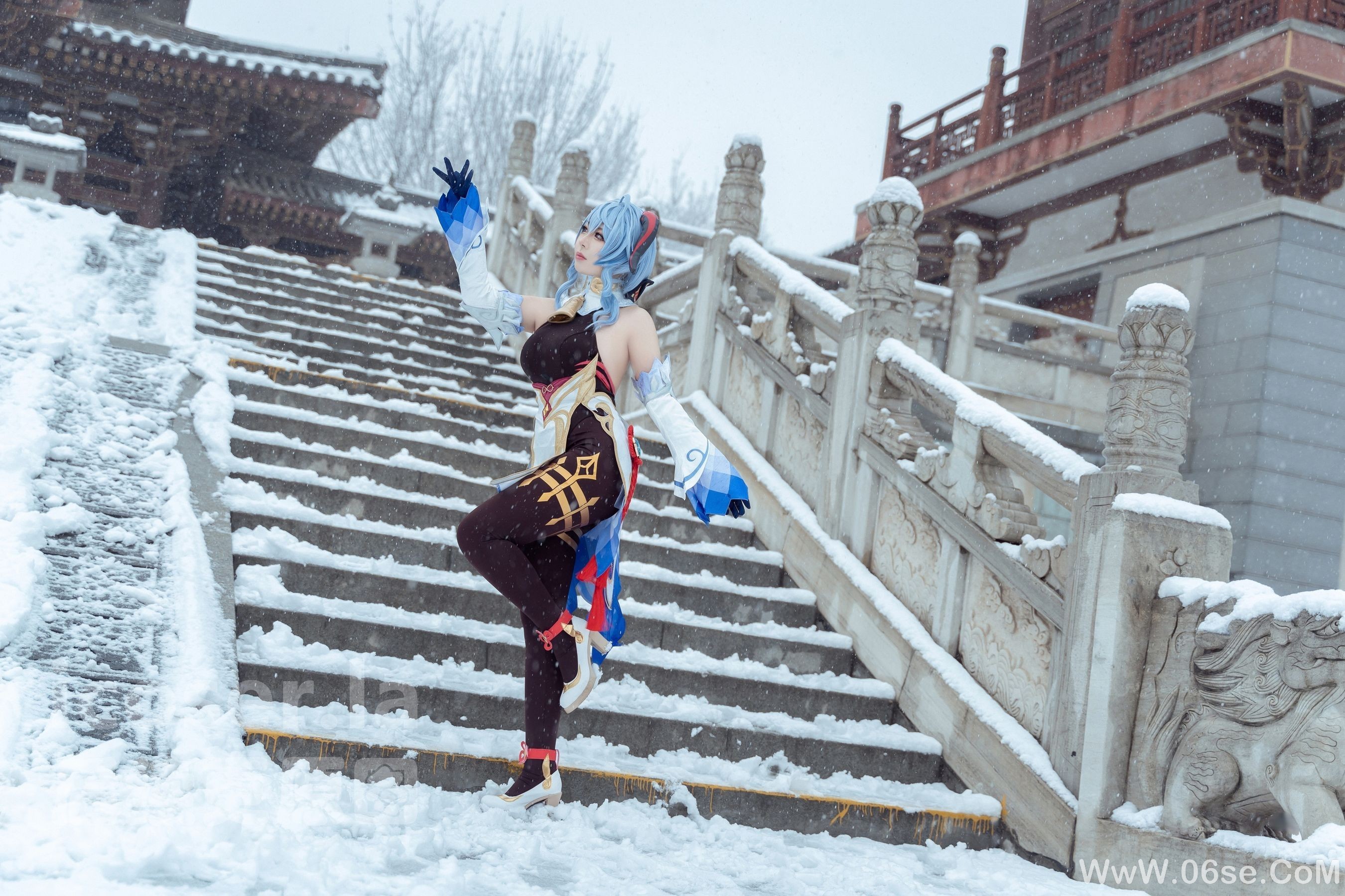 图片[36]-虎森森 – 原神 甘雨 雪景[42P]-六色网
