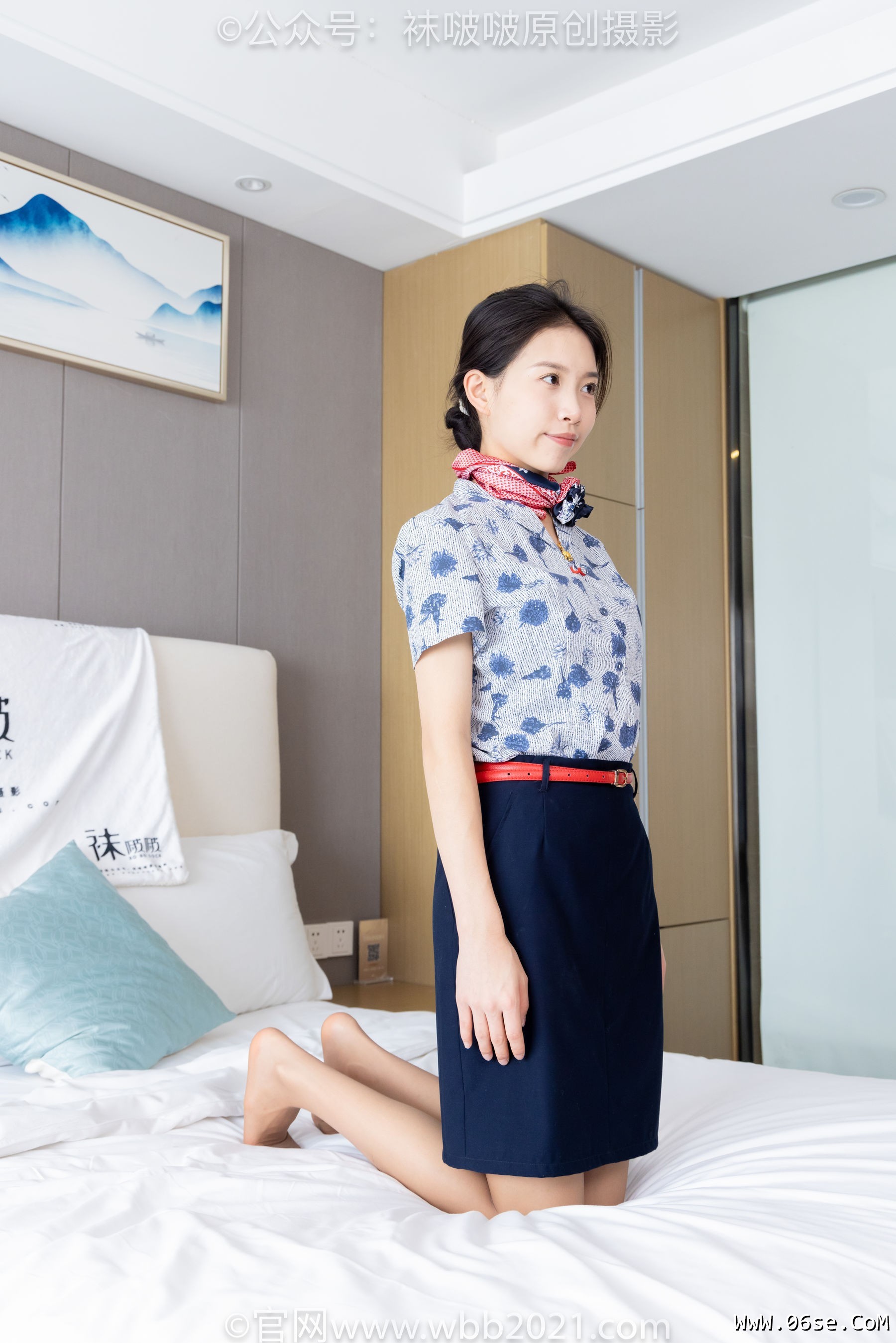 图片[38]-BoBoSocks袜啵啵 No.334 芝士 -东航制服、两双高跟鞋、薄肉丝、薄灰丝[141P]-六色网