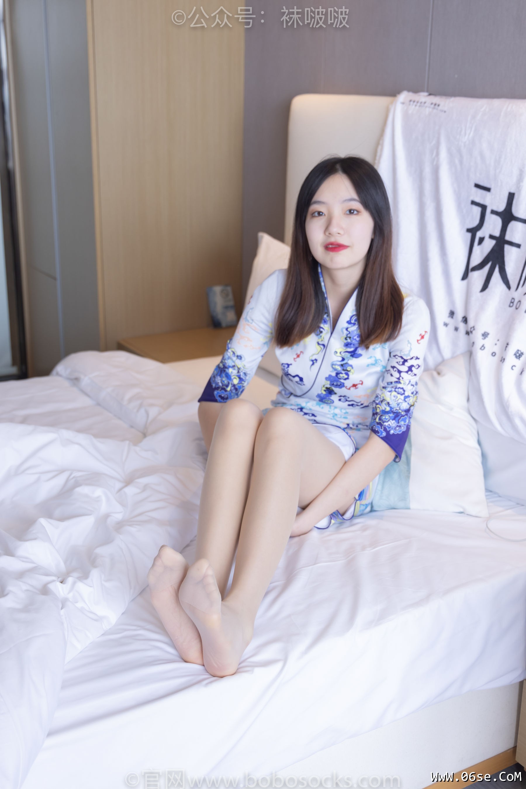 图片[53]-BoBoSocks袜啵啵 No.082 小甜豆-旗袍、皮底鞋、高跟鞋、肉丝、灰丝[140P]-六色网
