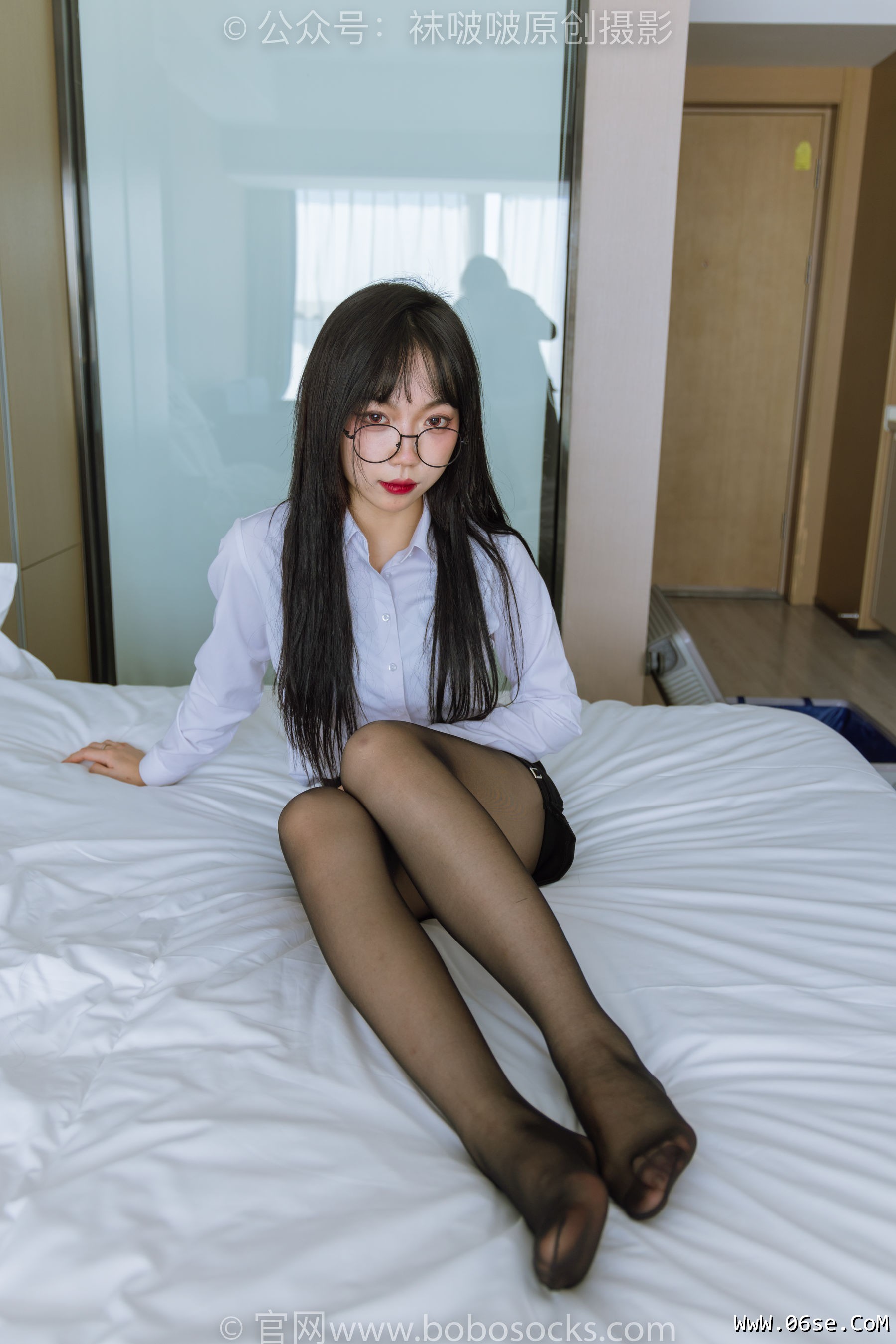 图片[138]-BoBoSocks袜啵啵 No.185 周周-ol制服、高跟鞋、黑丝[140P]-六色网