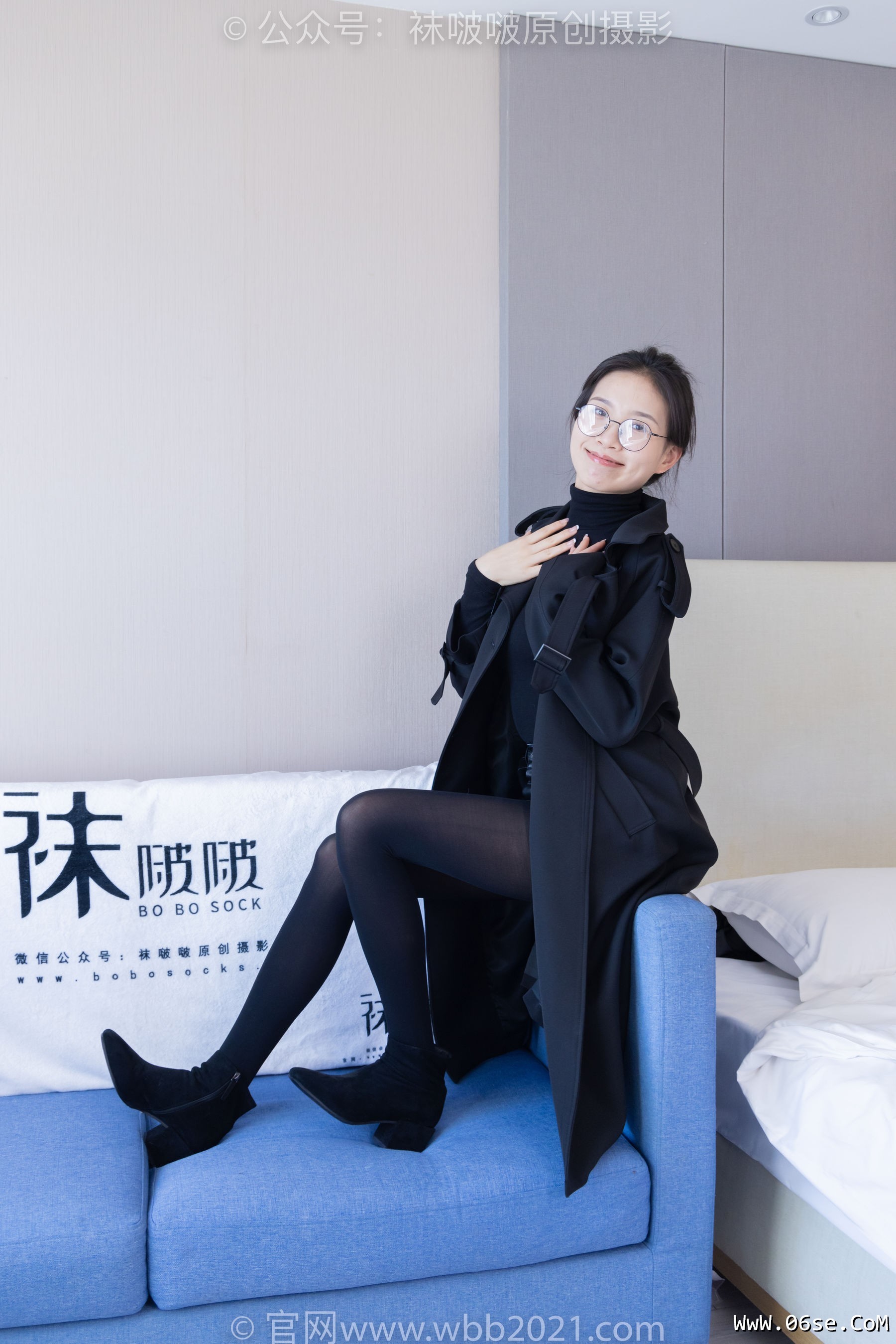 图片[50]-BoBoSocks袜啵啵 No.365 芝士 -短靴、平底鞋、厚黑丝、厚灰丝[140P]-六色网