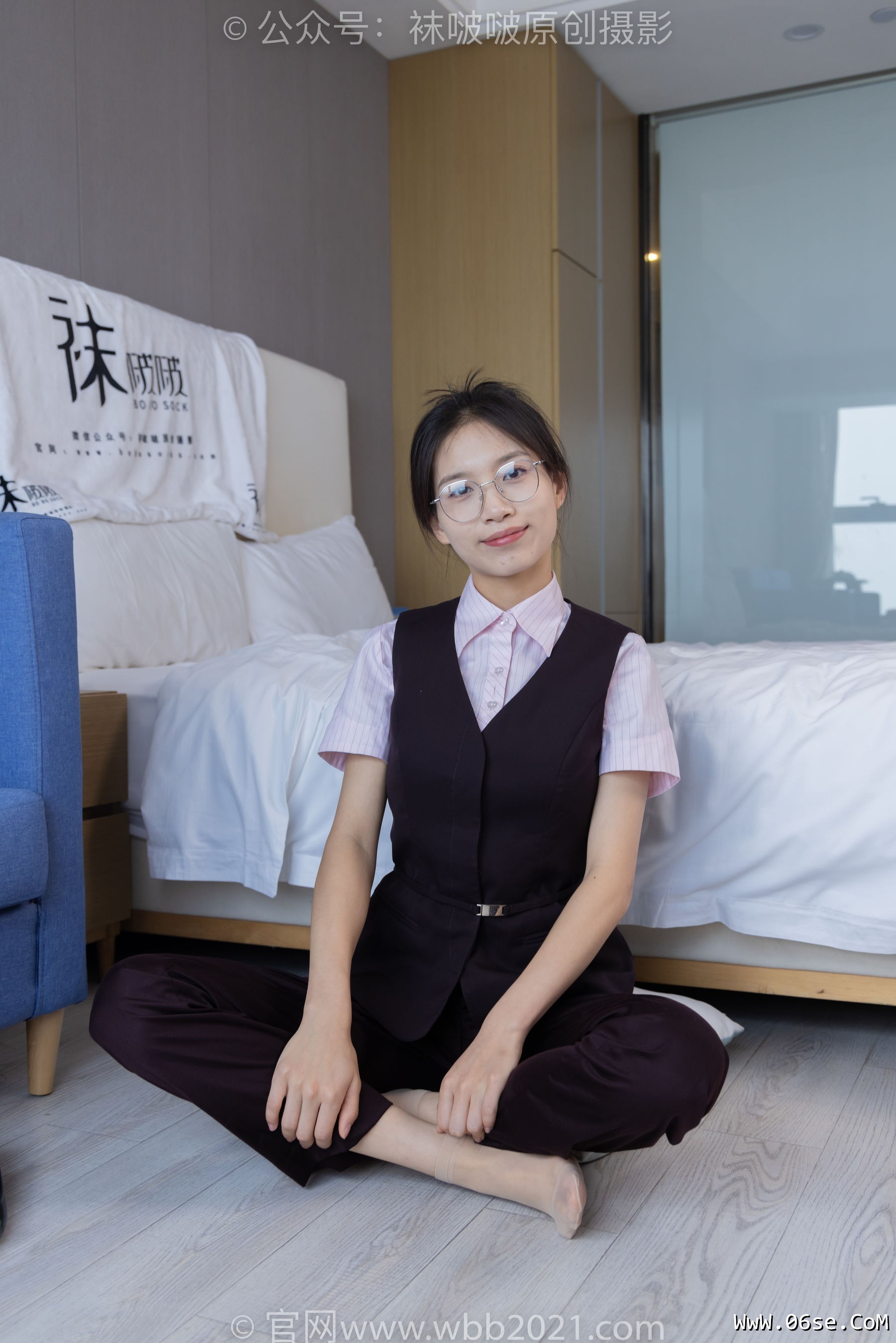 图片[47]-BoBoSocks袜啵啵 No.271 芝士 -平底鞋、短肉丝、银行制服[146P]-六色网