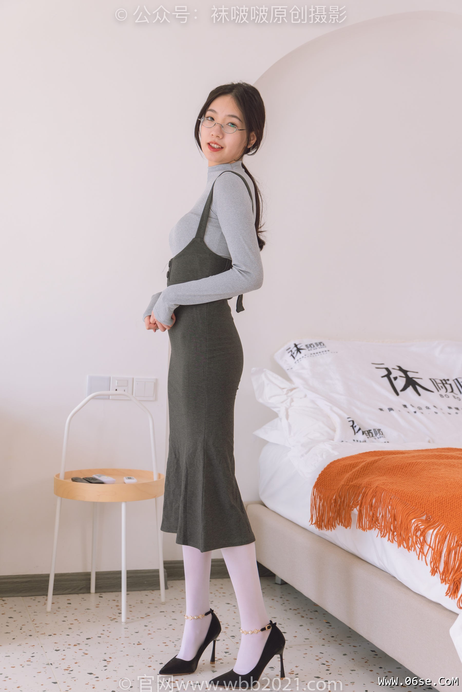 图片[47]-BoBoSocks袜啵啵 No.242 小甜豆-高跟鞋、厚白丝[140P]-六色网