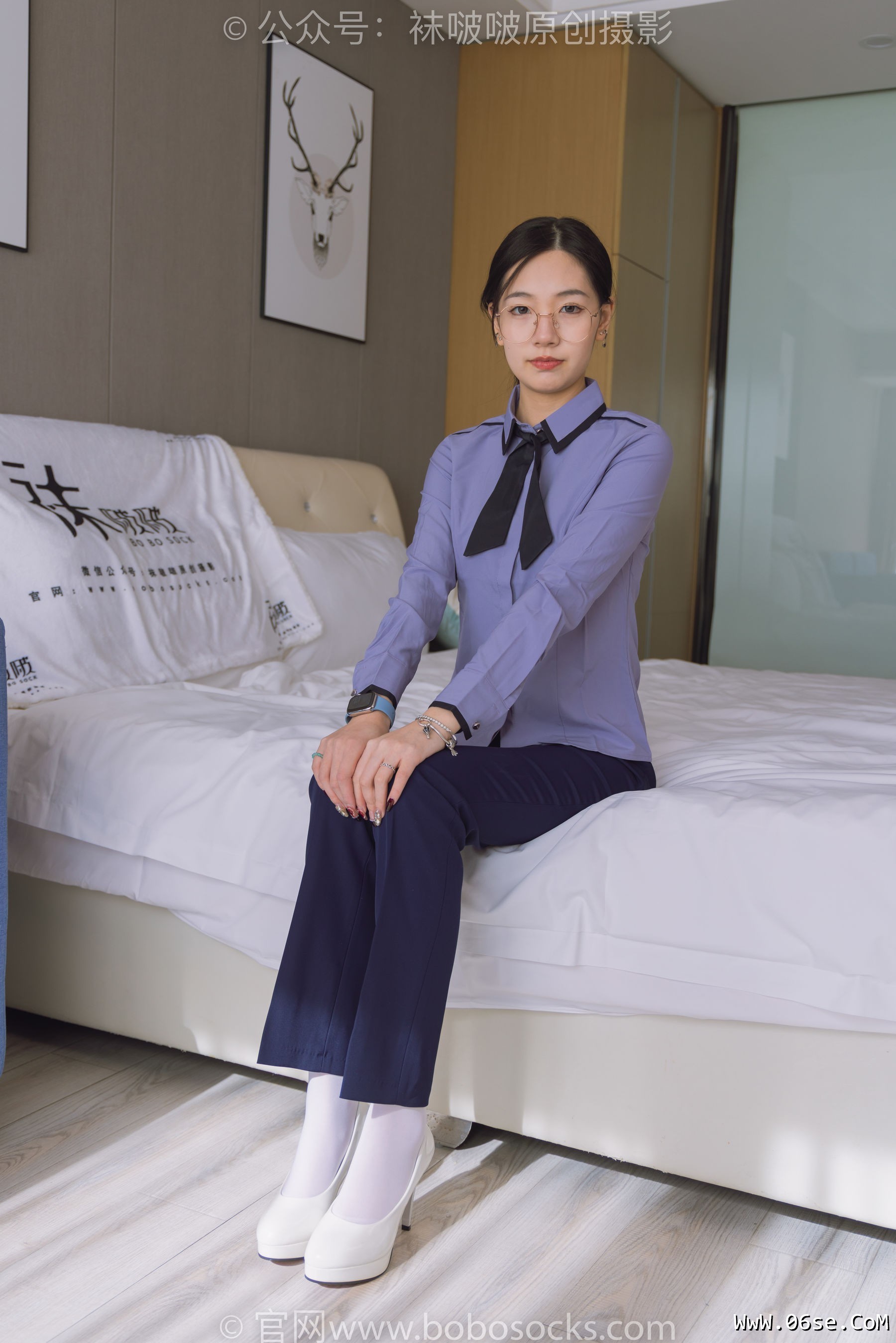 图片[97]-BoBoSocks袜啵啵 No.178 小甜豆-高跟鞋、厚白丝、ol风裤里丝[140P]-六色网