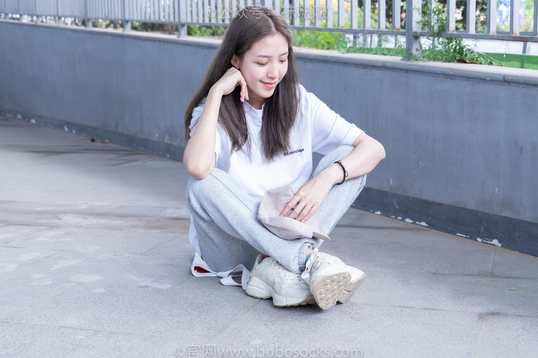 图片[40]-BoBoSocks袜啵啵 No.012 泡芙-运动鞋、白棉袜、裸足[132P]-六色网