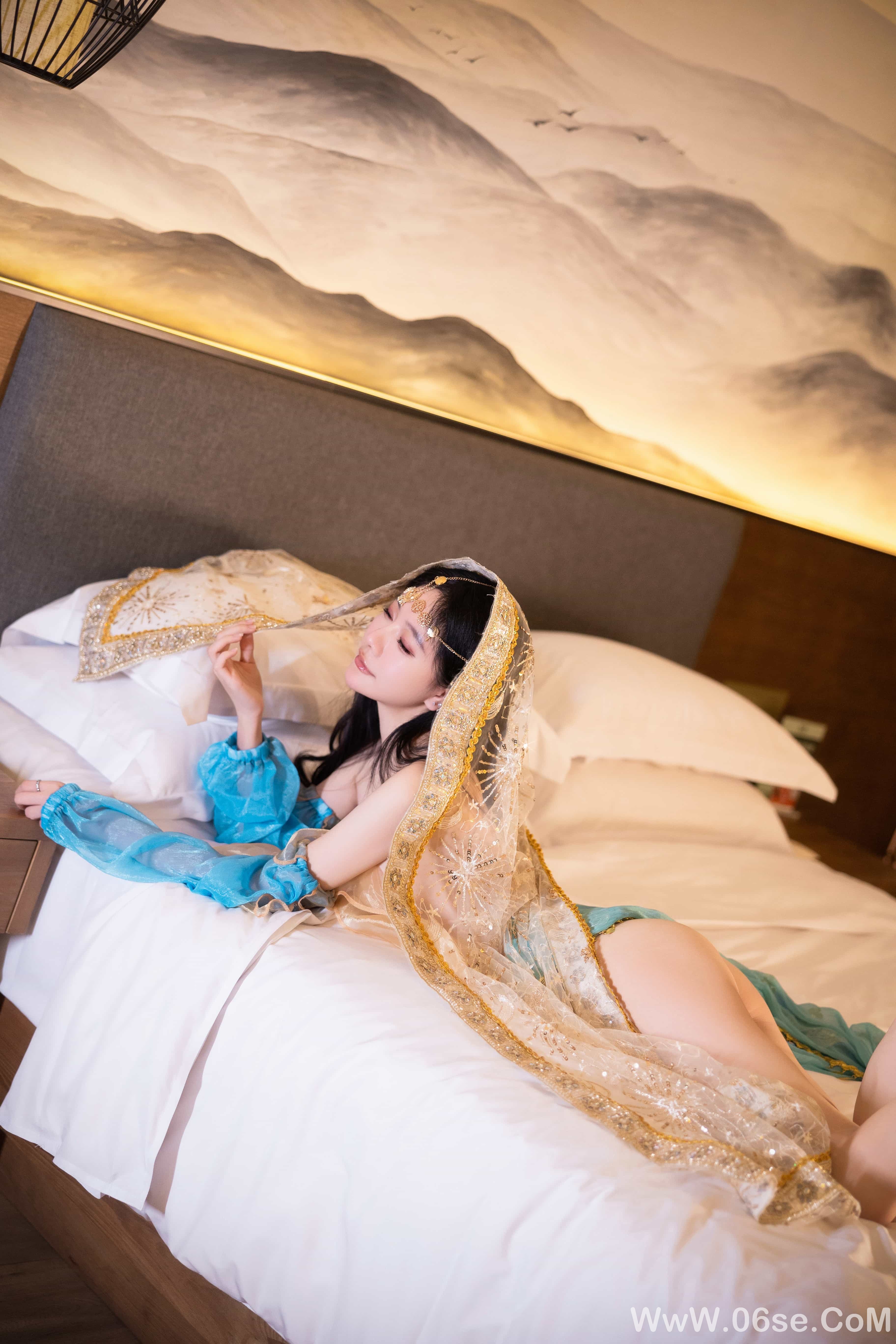 图片[74]-谢小蒽(幼幼) – 西域舞娘写真[92P]-六色网
