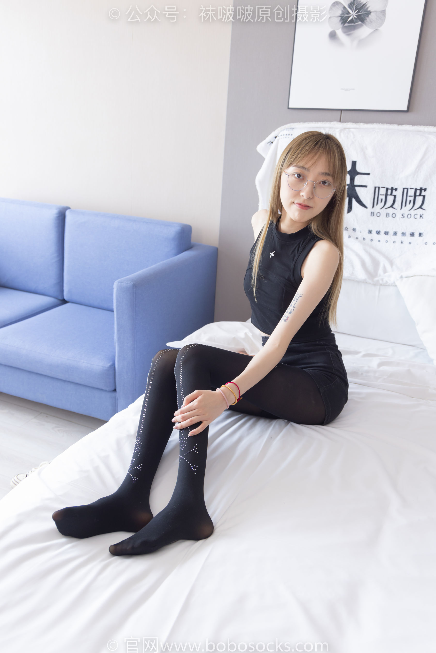 图片[22]-BoBoSocks袜啵啵 No.219 稚予-板鞋、拖鞋、厚黑丝、蕾丝黑丝[140P]-六色网