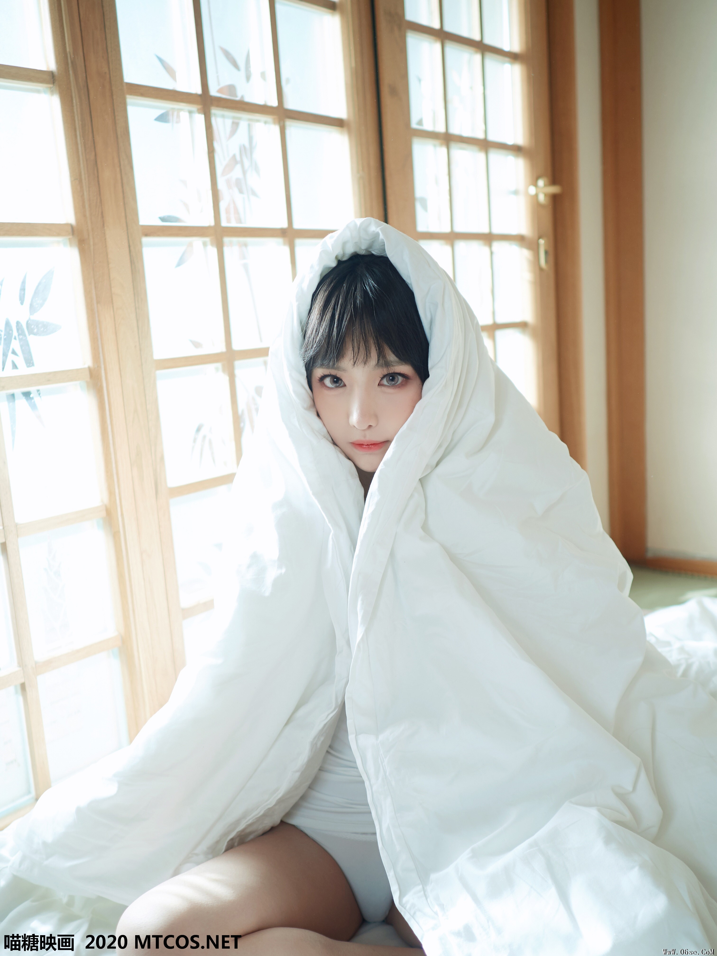 图片[8]-喵糖映画 VOL.143 日系白T私房[35P／180M]-六色网