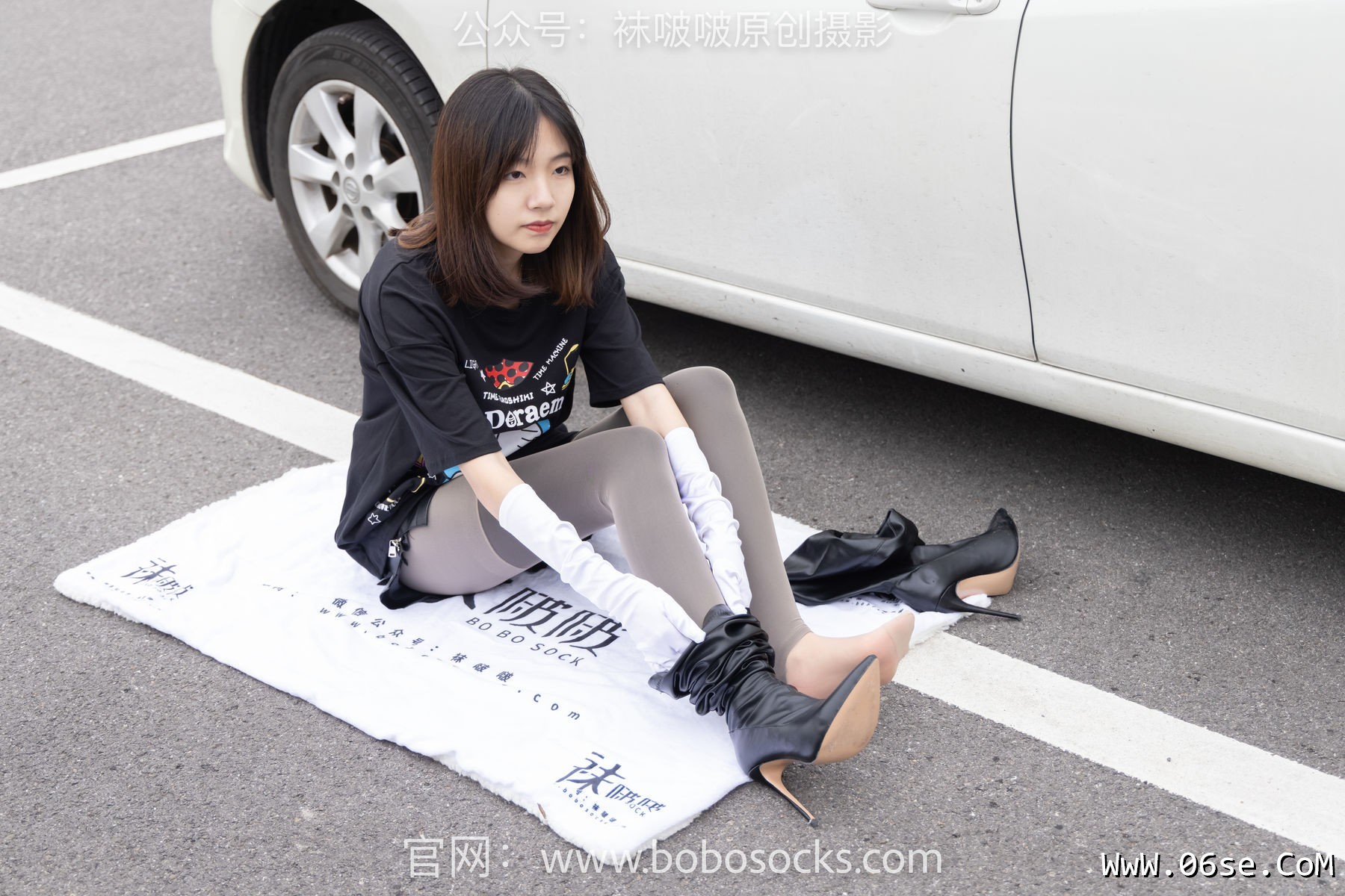 图片[105]-BoBoSocks袜啵啵 No.146 小甜豆-高跟长靴、黑色踩脚裤、肉丝[154P]-六色网