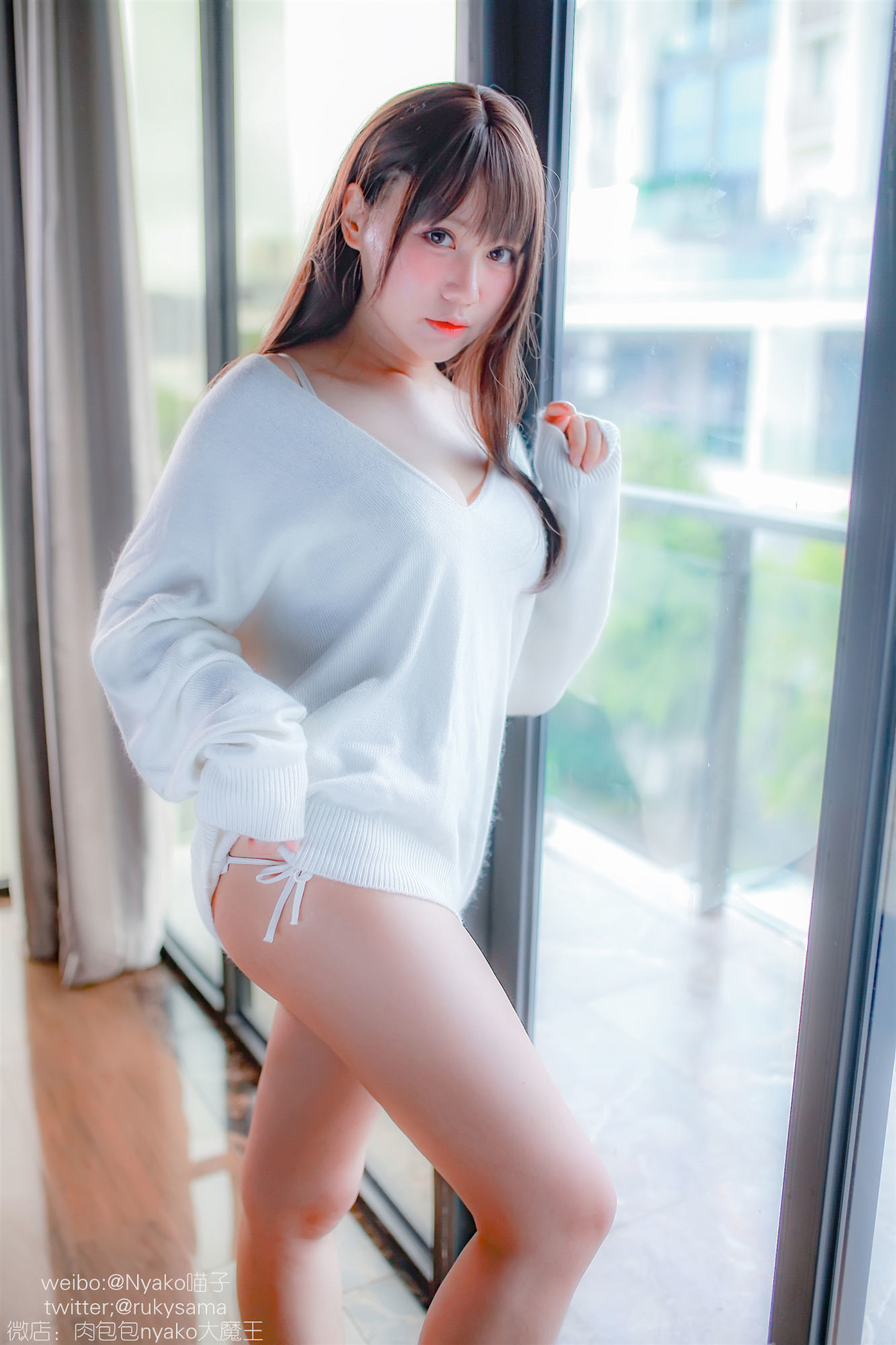 图片[50]-萌妹子Nyako喵子 欲求不满的老师[98P]-六色网