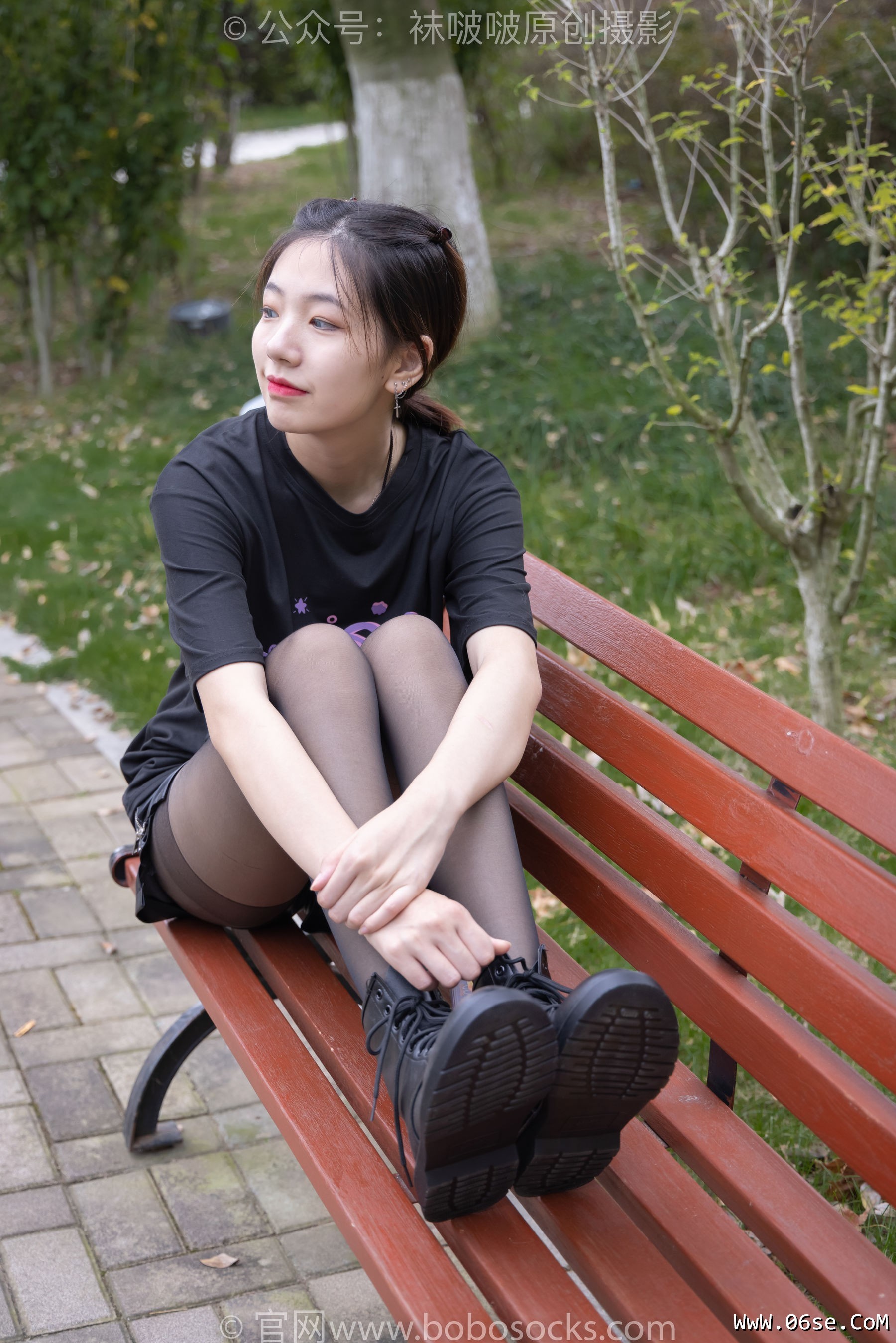 图片[61]-BoBoSocks袜啵啵 No.221 小甜豆-马丁靴、黑丝[133P]-六色网