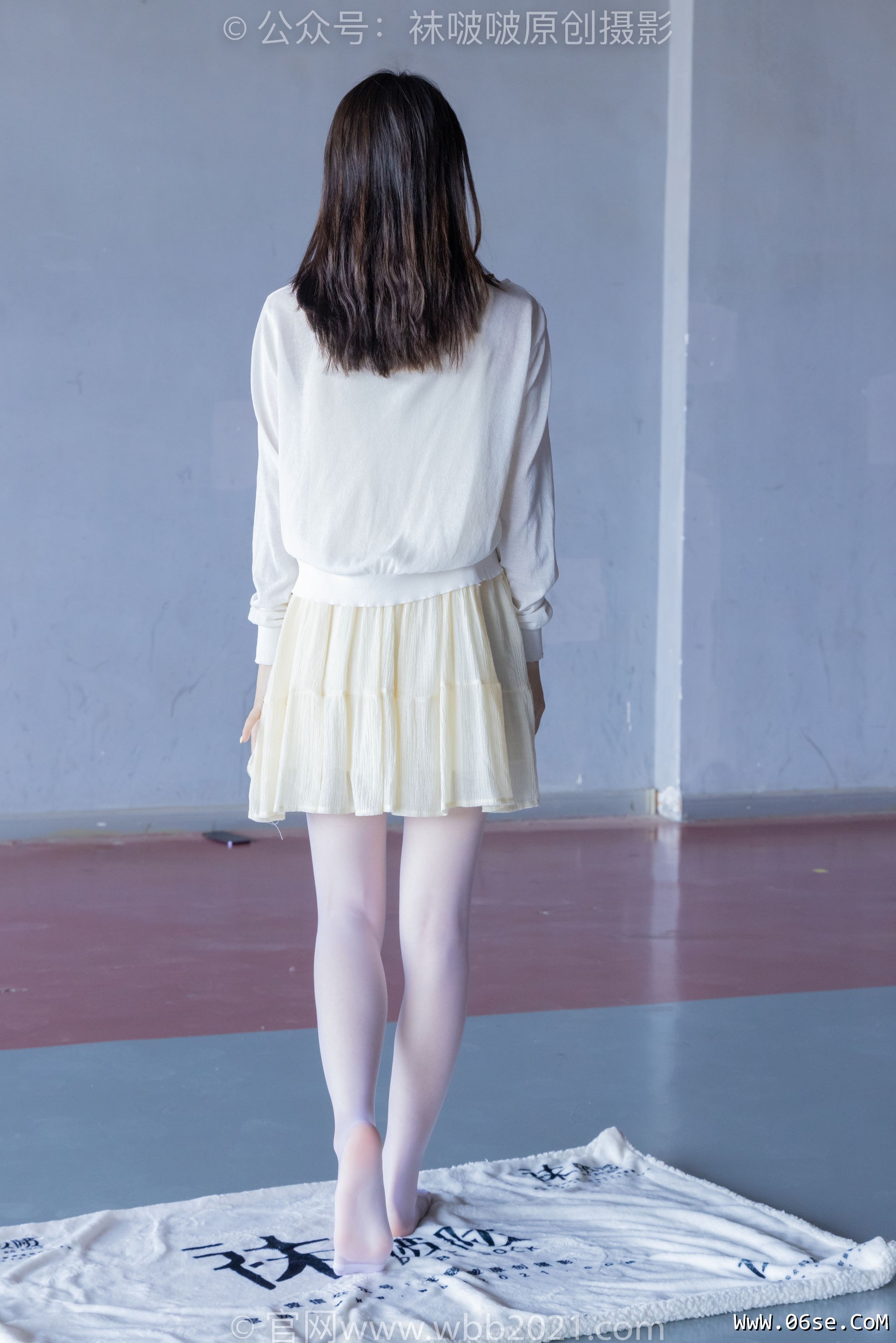 图片[49]-BoBoSocks袜啵啵 No.395 糯米 -板鞋、白丝[145P]-六色网