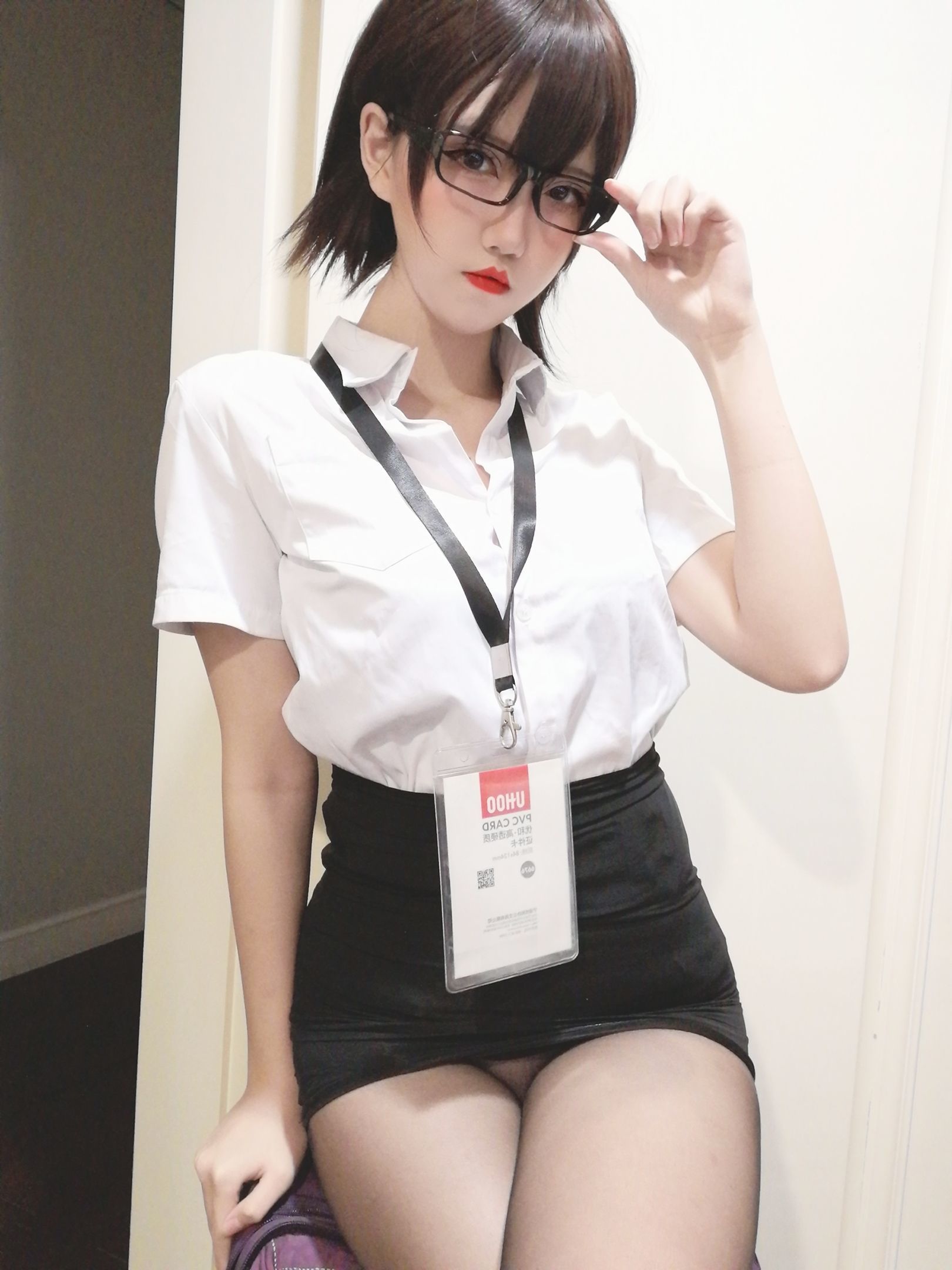 图片[11]-鬼马少女阿薰kaOri 黑丝OL[39P]-六色网
