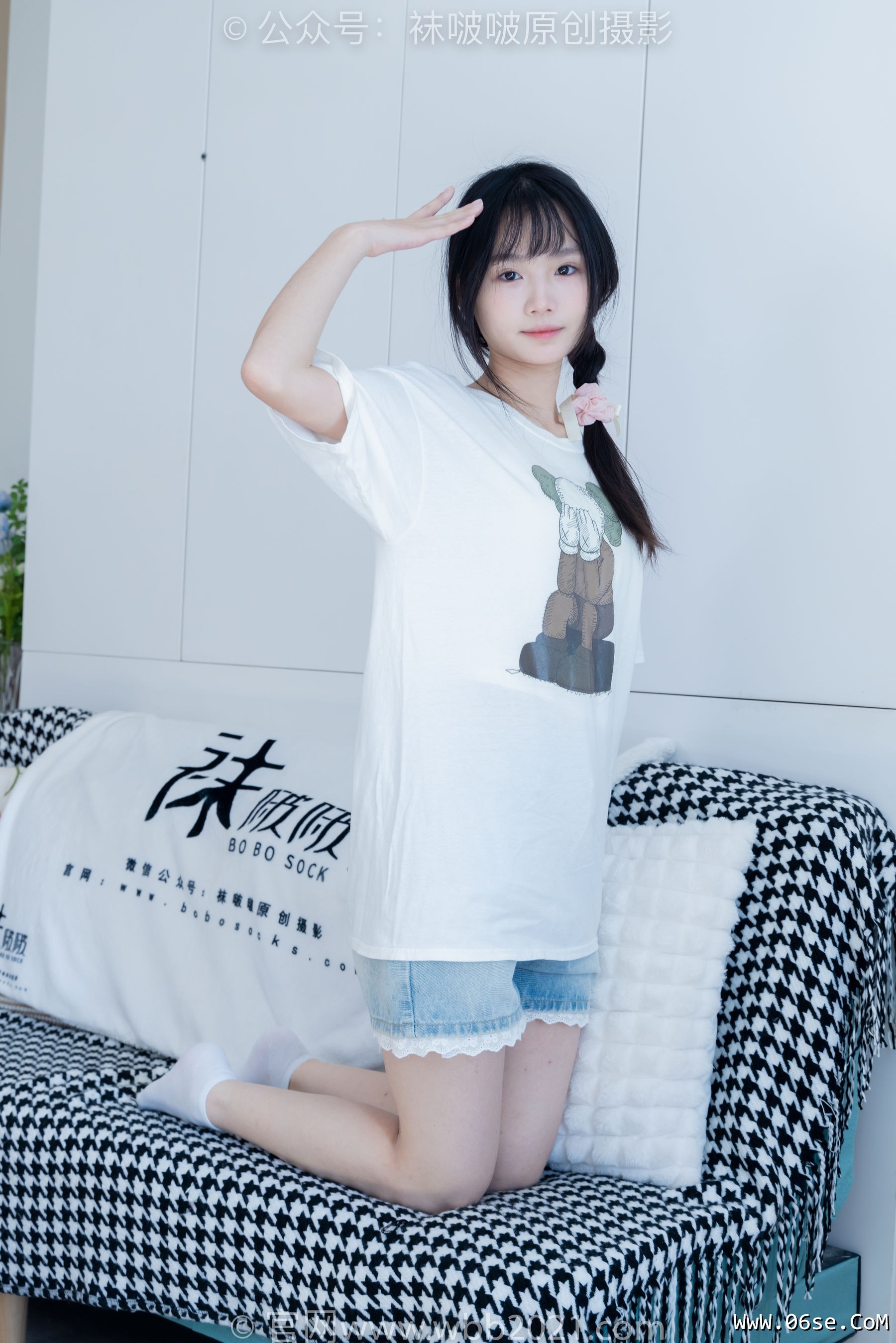 图片[113]-BoBoSocks袜啵啵 No.331 甜甜圈 -板鞋、白棉袜、裸足[144P]-六色网