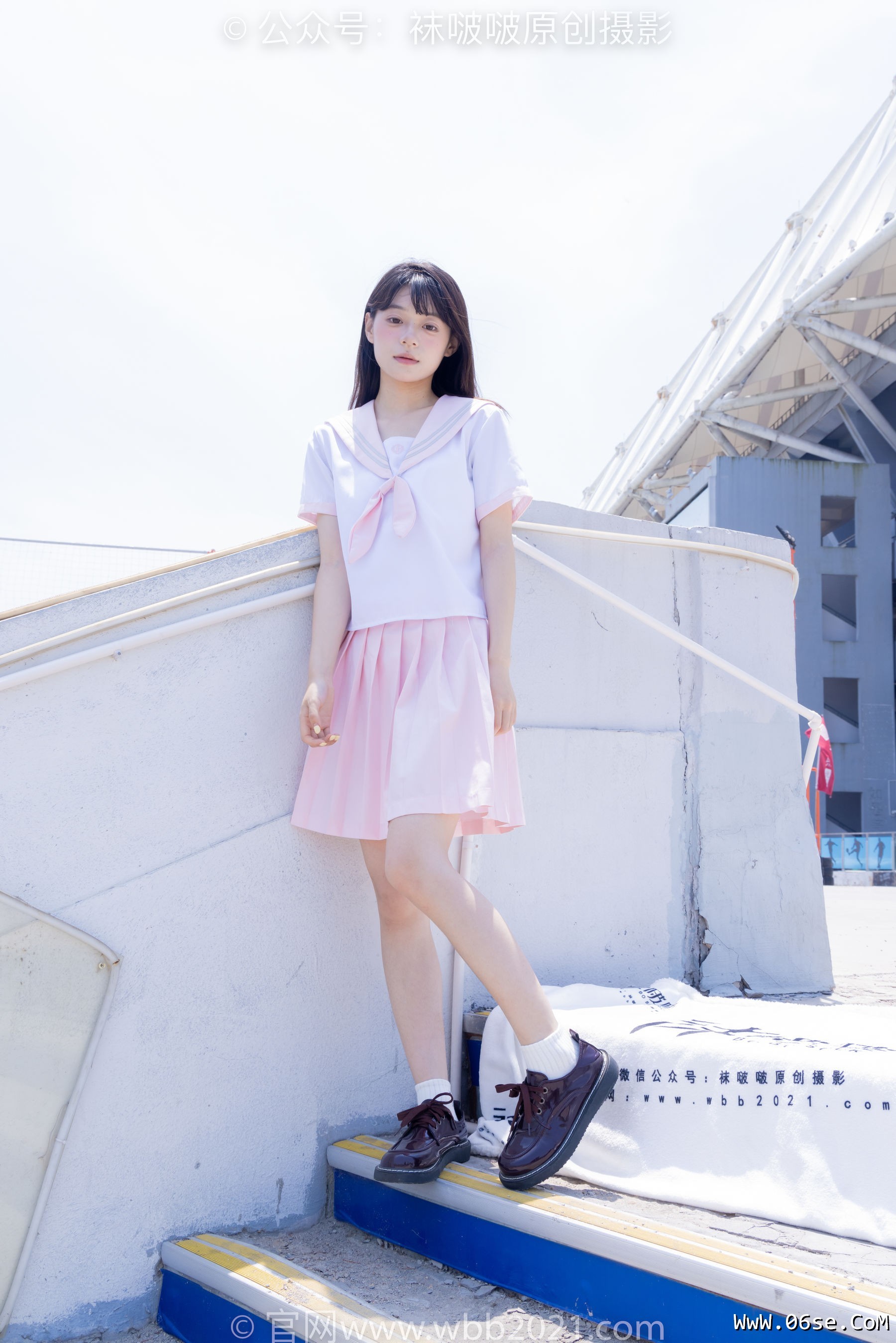 图片[35]-BoBoSocks袜啵啵 No.399 糯米 -皮鞋、白棉袜、jk制服[145P]-六色网