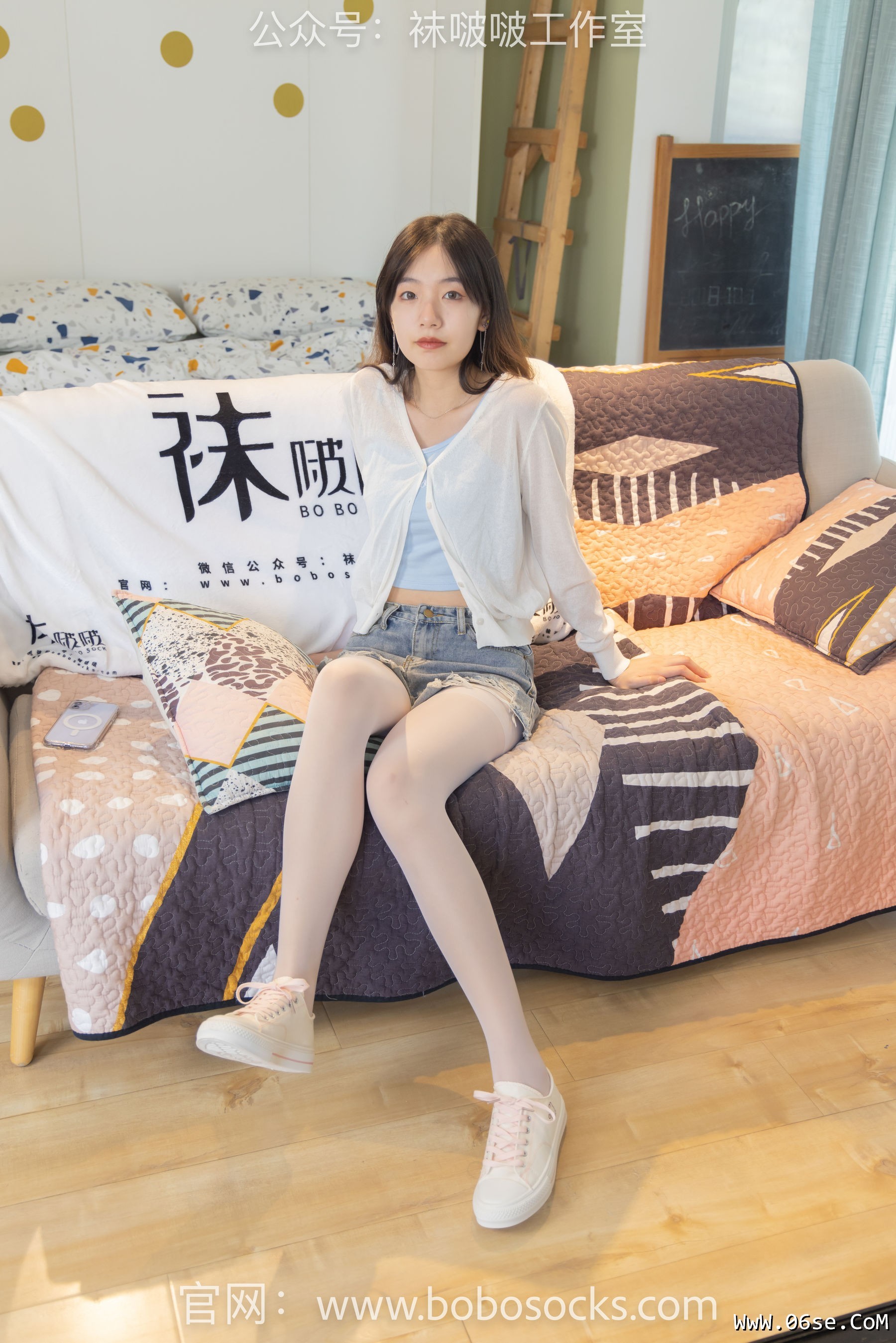 图片[24]-BoBoSocks袜啵啵 No.102 小甜豆-板鞋、白丝[140P]-六色网